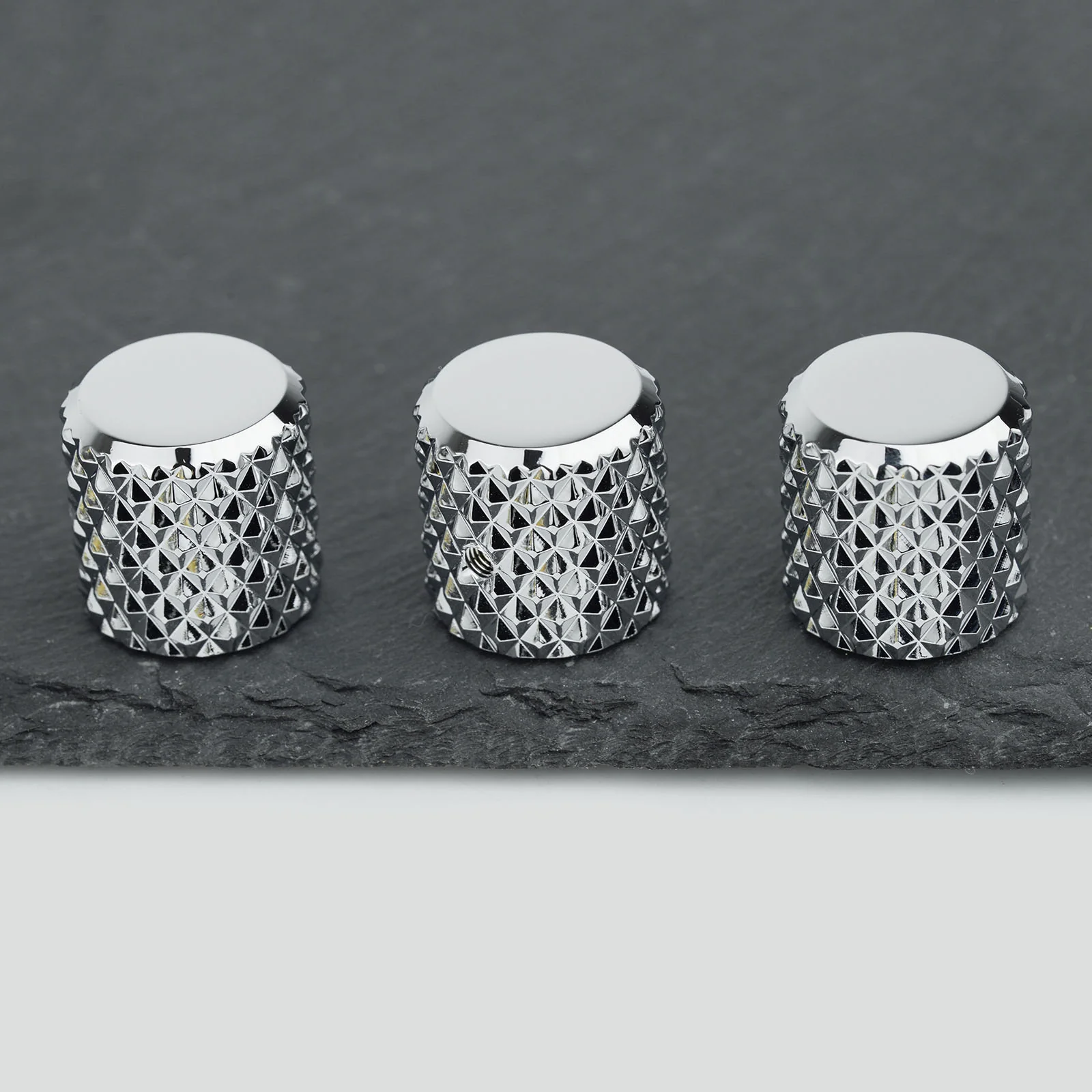 Guyker Aluminum Alloy Knurled Guitar bass Control Knob Dia.6.3mm CKB029 - Image 5