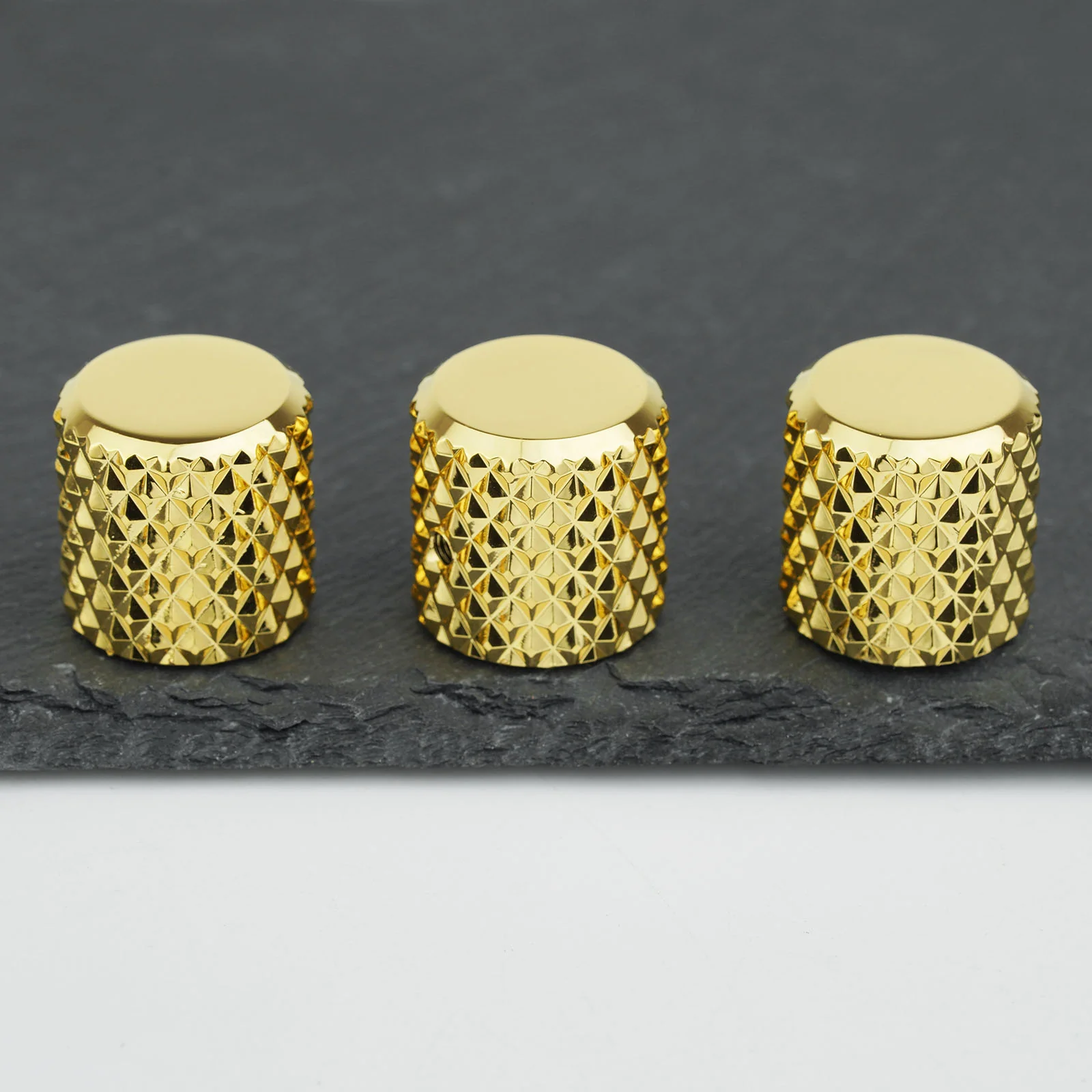 Guyker Aluminum Alloy Knurled Guitar bass Control Knob Dia.6.3mm CKB029 - Image 9