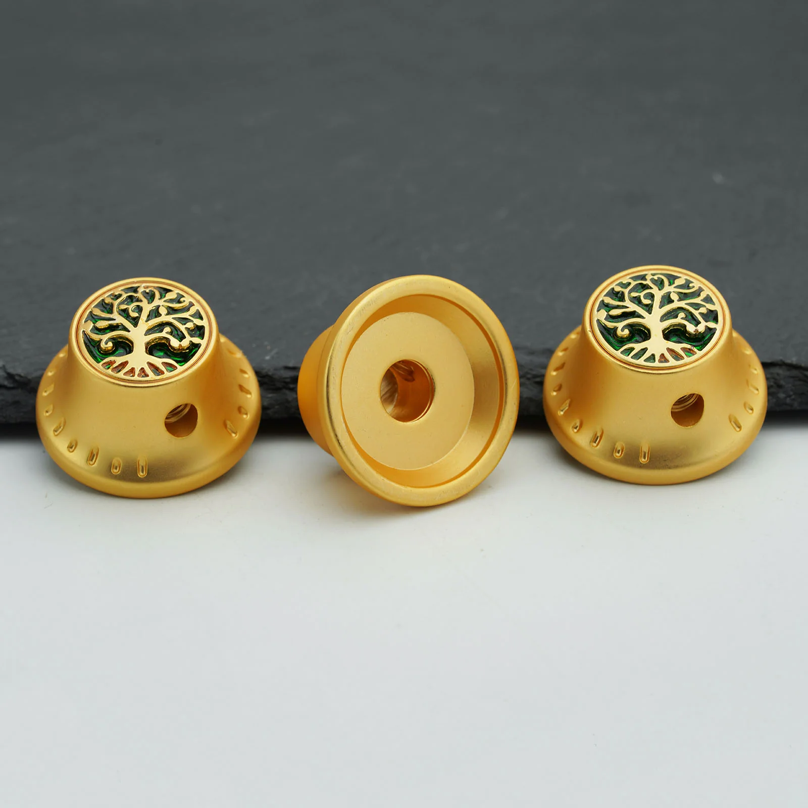 Guyker CKB033 Control Knob Tree of Life Bell Shape 6.3mm for Electric Guitar & Bass - Image 12