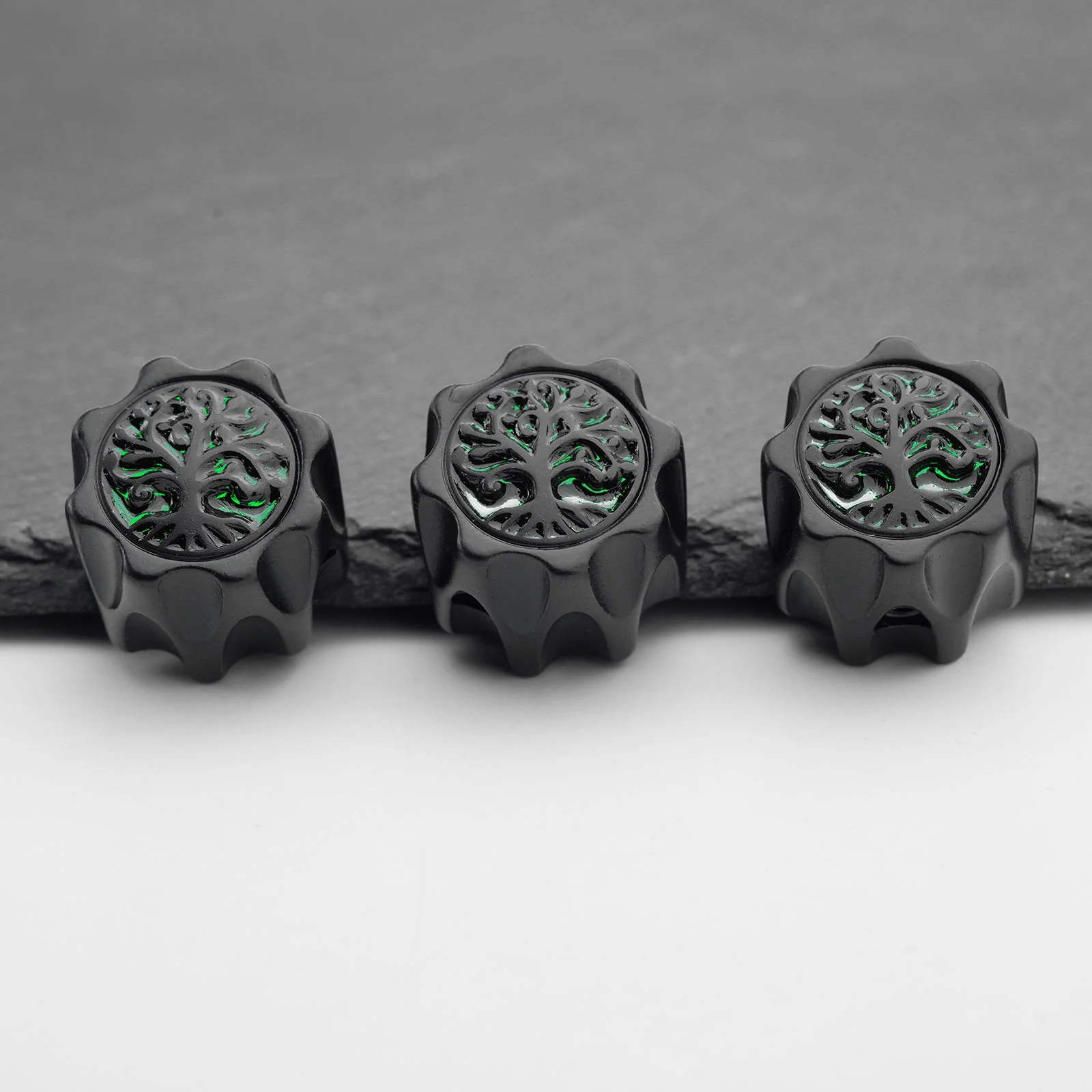 Guyker CKB034 Control Knob Tree of Life Top 6.3mm for Electric Guitar & Bass - Image 12