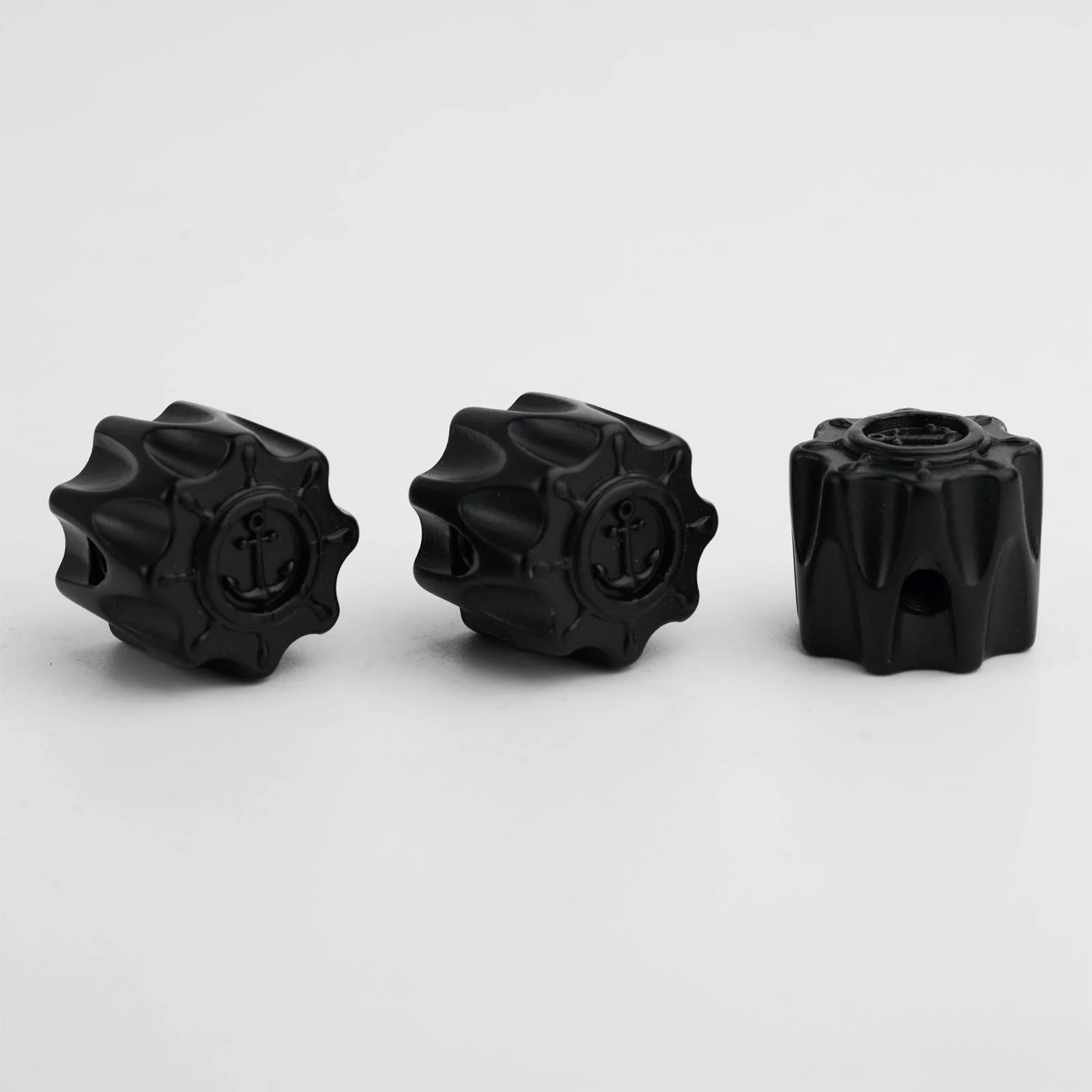 Guyker CKB035 Control Knob Ship Wheel Design Matte Finish 6.3mm for Electric Guitar & Bass - Image 7