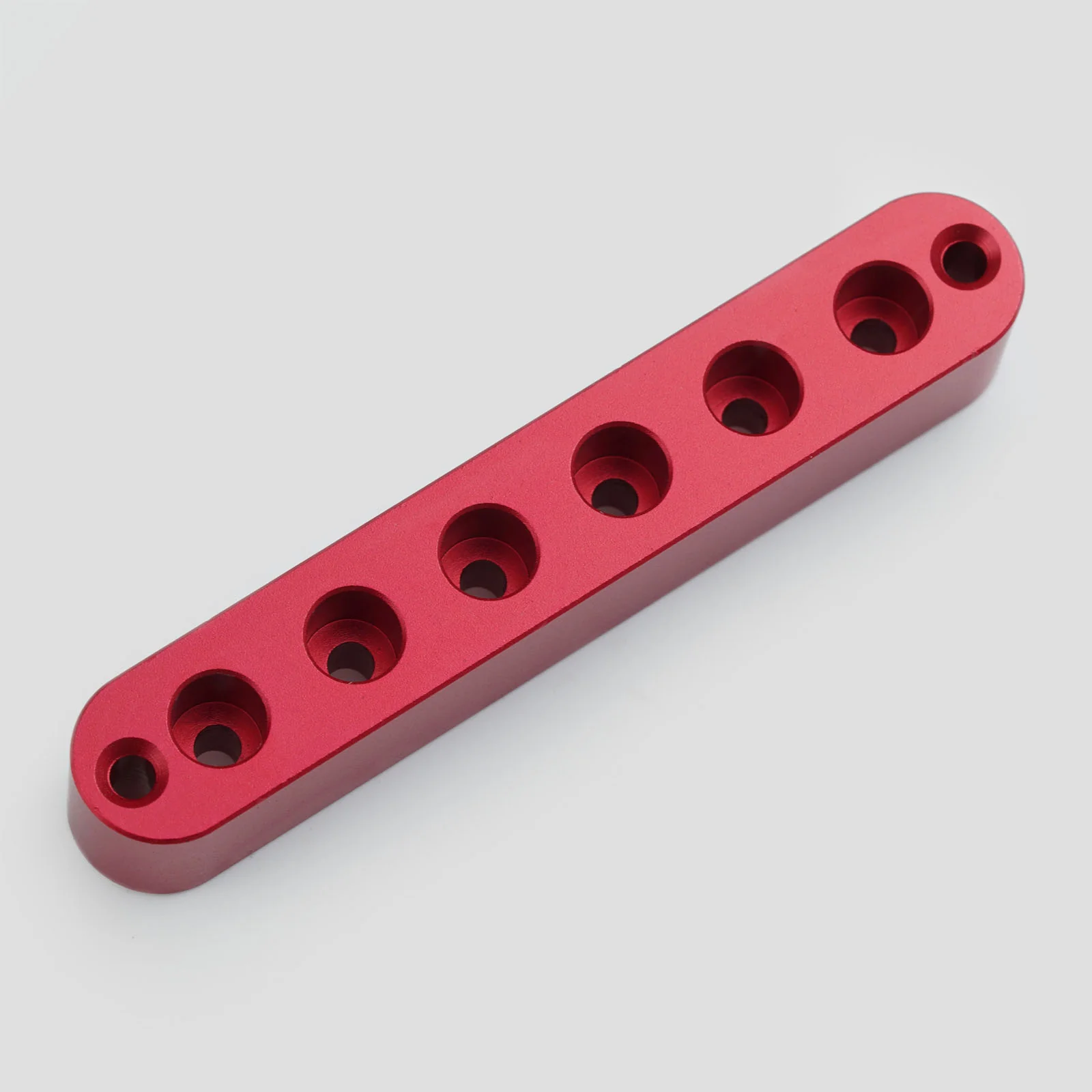 Guyker FB-06 CNC Aluminum 6-String Ferrule Block for Through-Body Guitars - Image 10