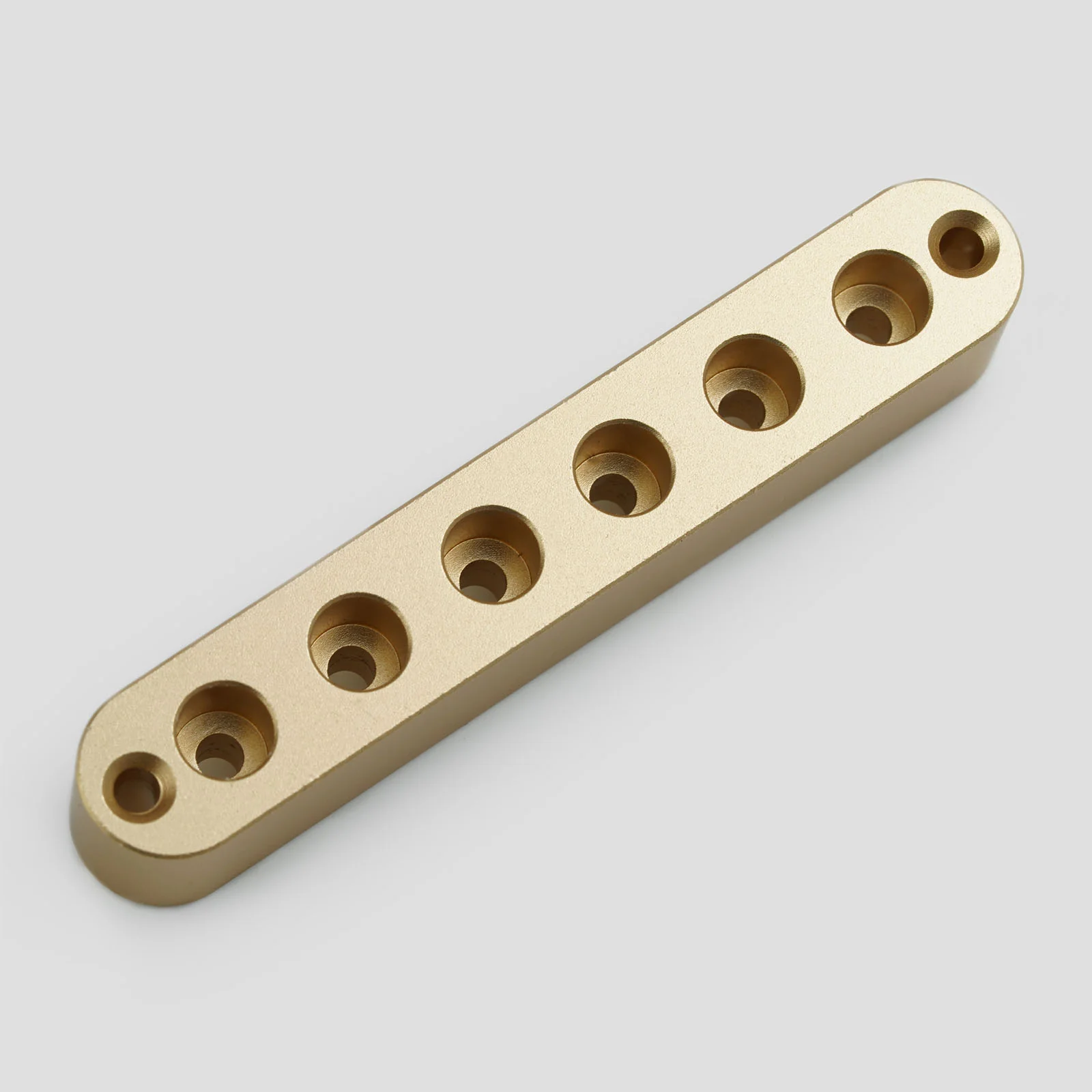 Guyker FB-06 CNC Aluminum 6-String Ferrule Block for Through-Body Guitars - Image 7