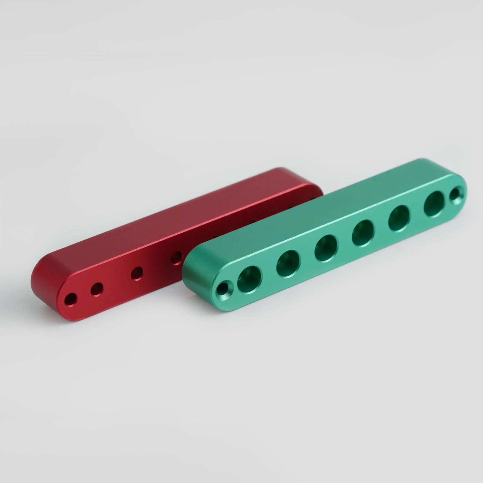 Guyker FB-06 CNC Aluminum 6-String Ferrule Block for Through-Body Guitars - Image 8