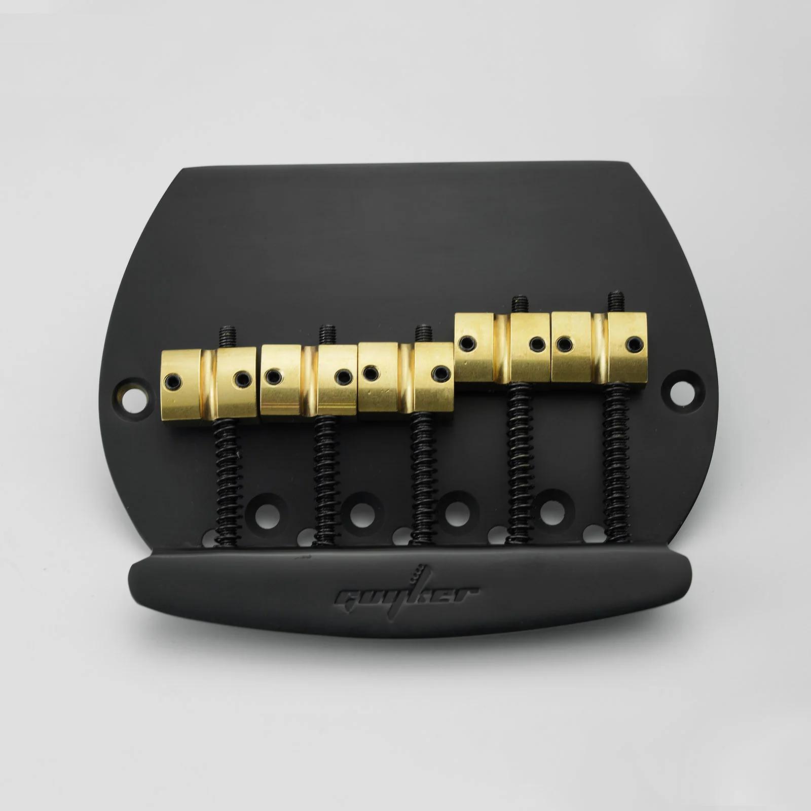 Guyker GB1028 5-String Bass Bridge with Brass Saddles - Image 3
