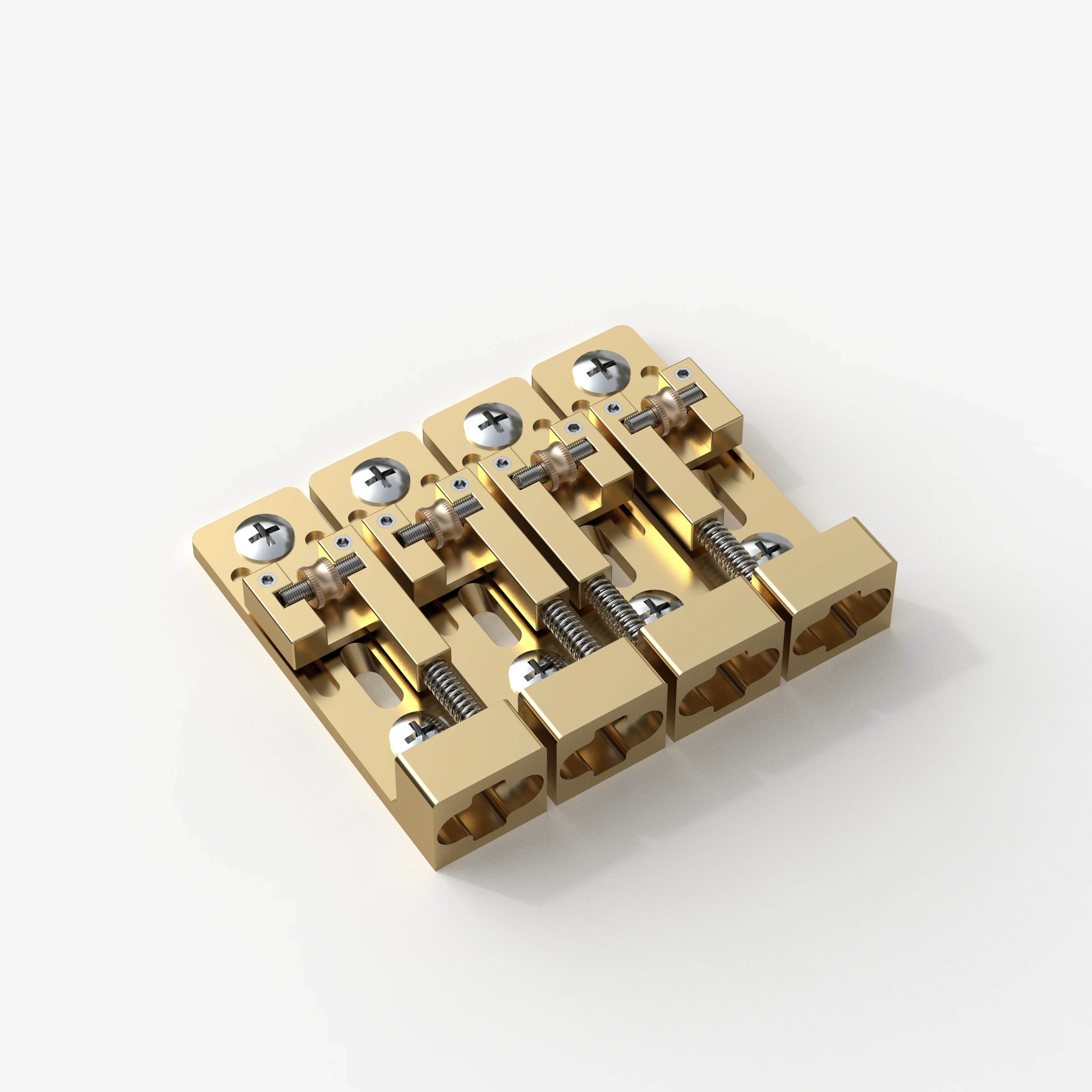 Guyker GB111 Individual Roller Bridge for 4/5-String Electric Bass - Image 4