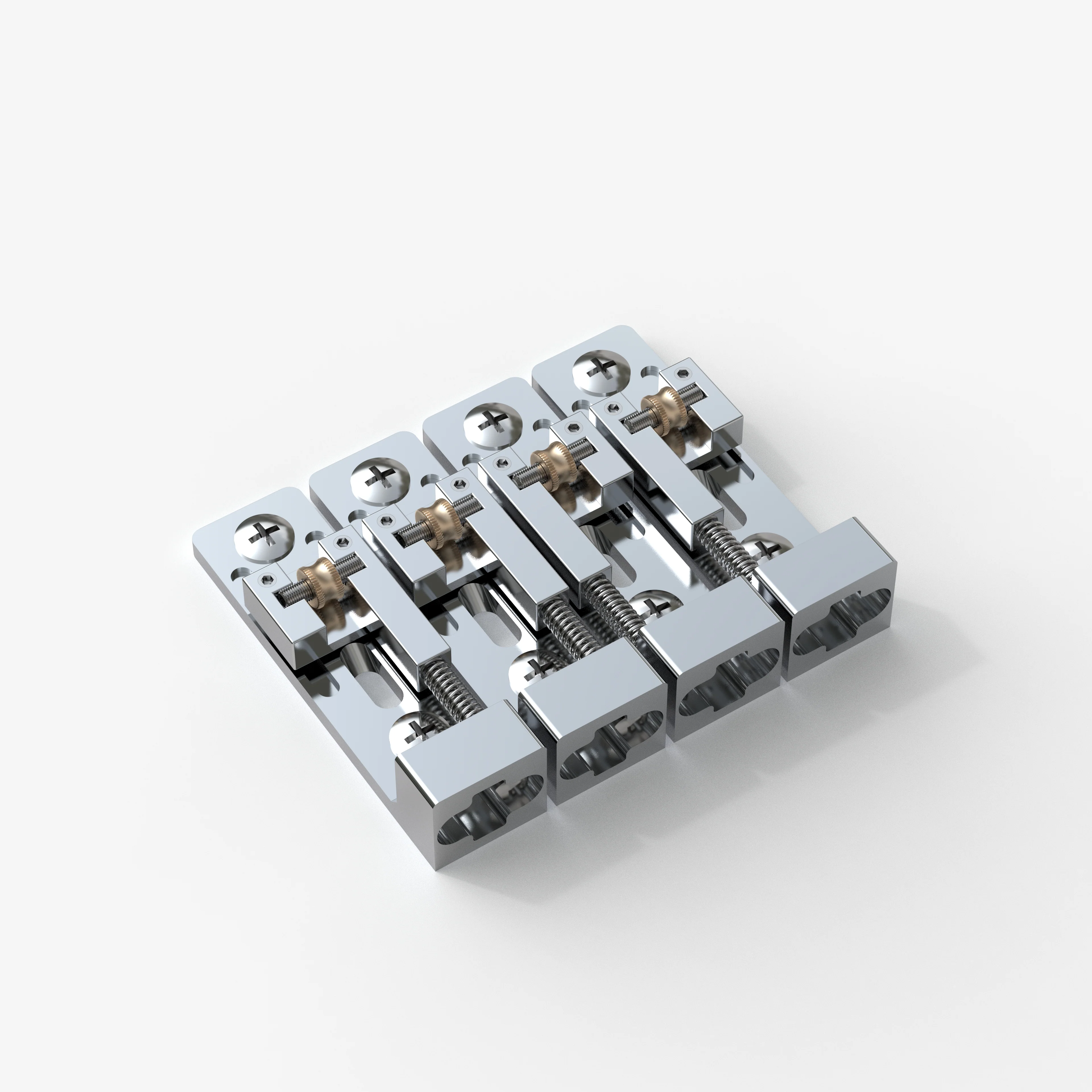 Guyker GB111 Individual Roller Bridge for 4/5-String Electric Bass - Image 7