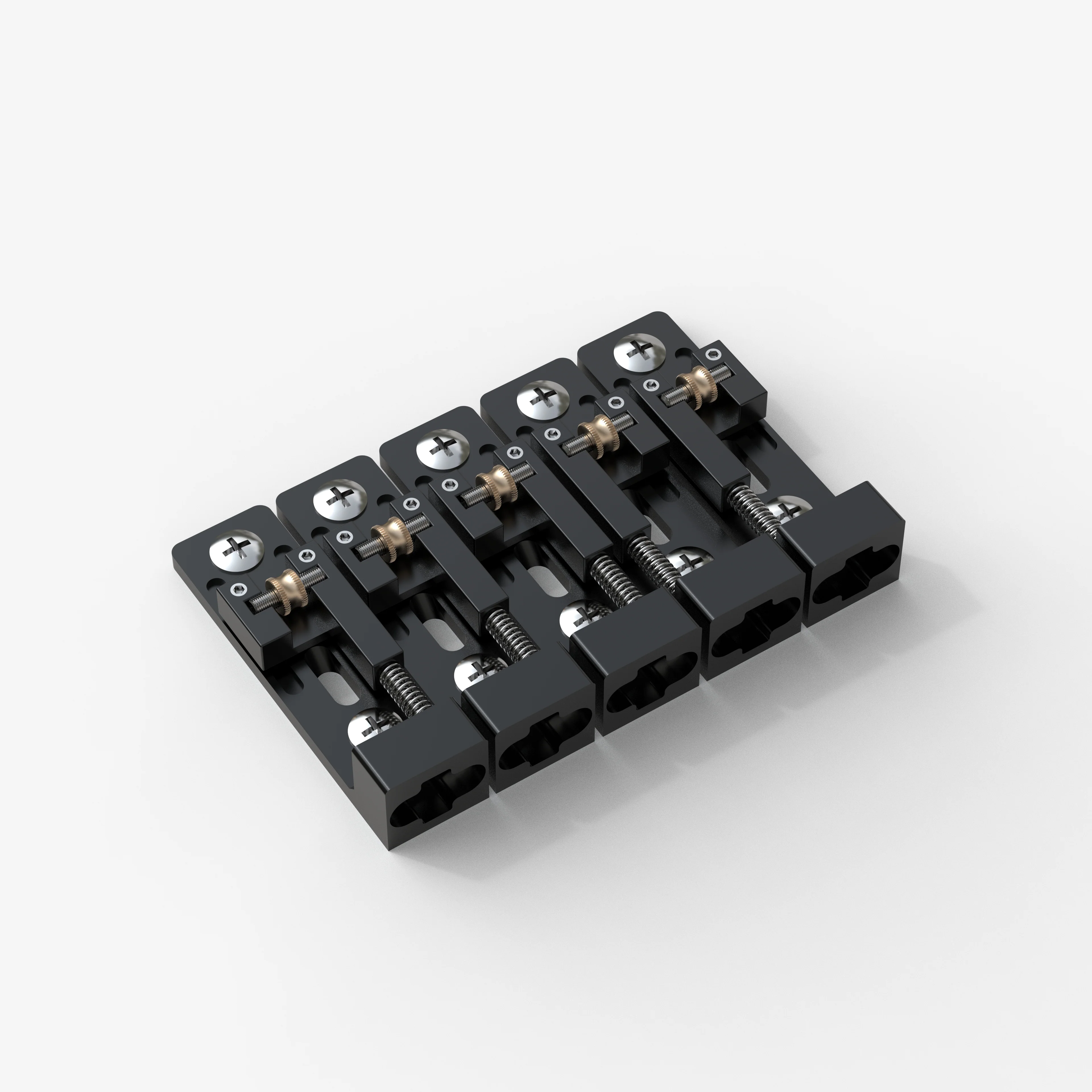 Guyker GB111 Individual Roller Bridge for 4/5-String Electric Bass - Image 8
