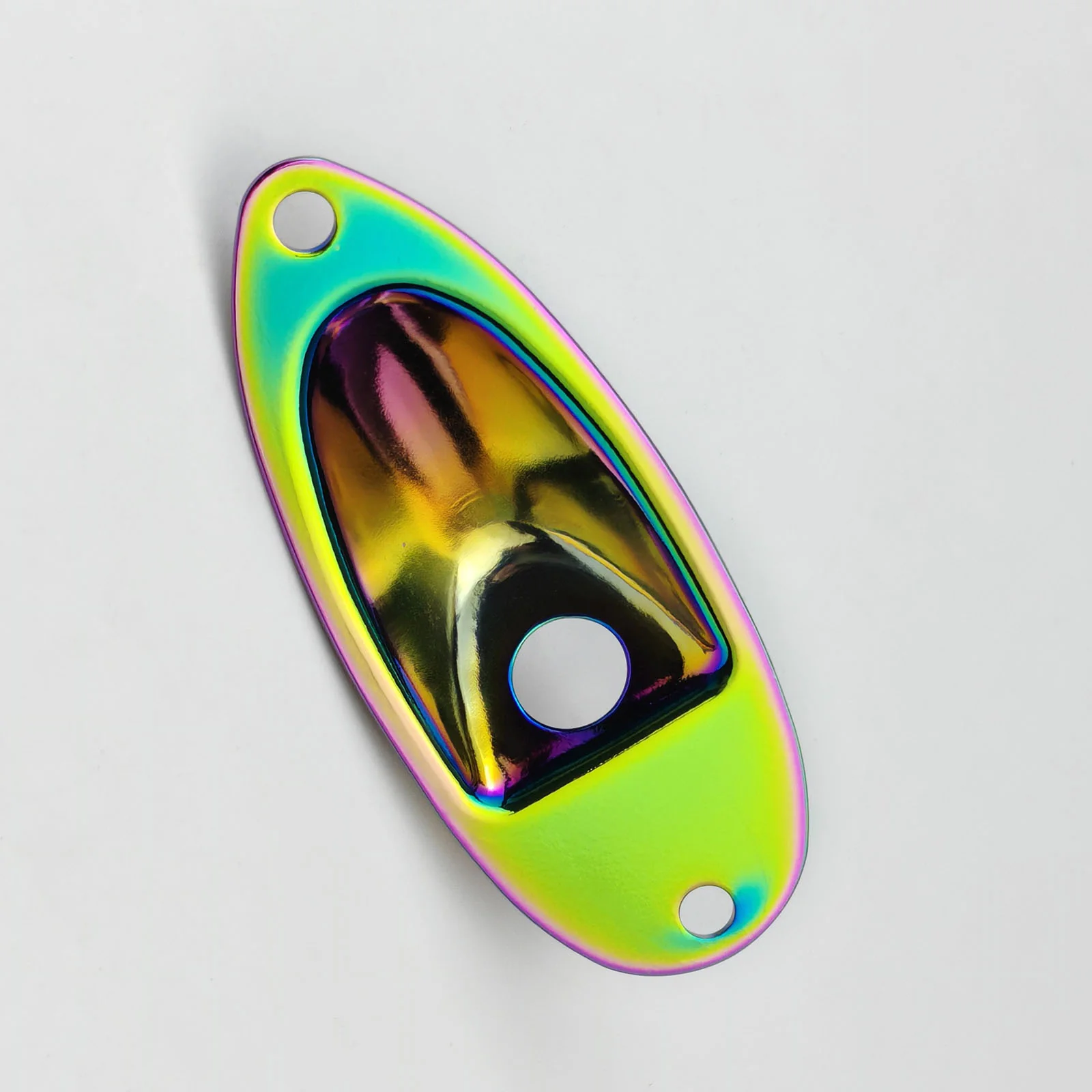 Guyker GJ008 + GJ007 Metal Jack Plate Oval Boat Style for Electric Guitar & Bass - Image 15