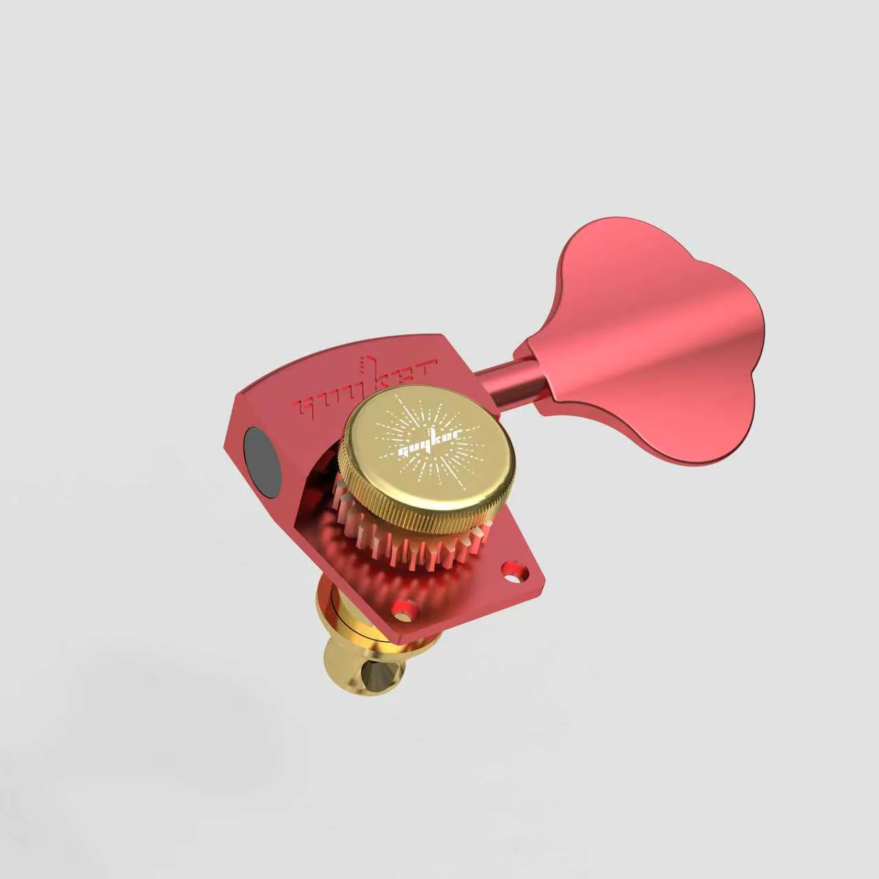 Guyker GKA-3639SP Locking Bass Tuning Machine 1:26 Ratio with CNC Aluminum Alloy Body - Image 4