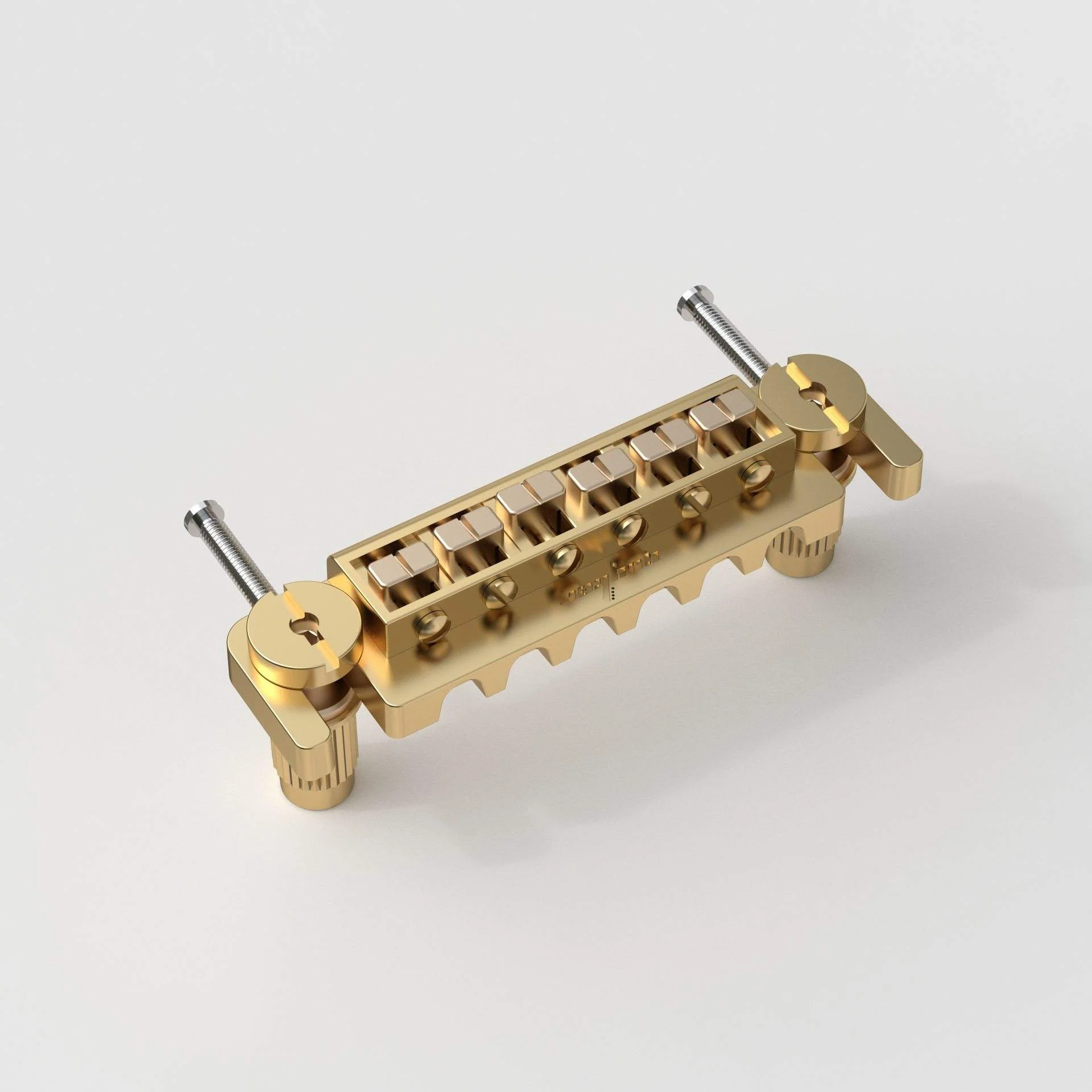 Guyker GM004 Wraparound Guitar Bridge with Locking Studs for 6-String Electric Guitar - Image 4