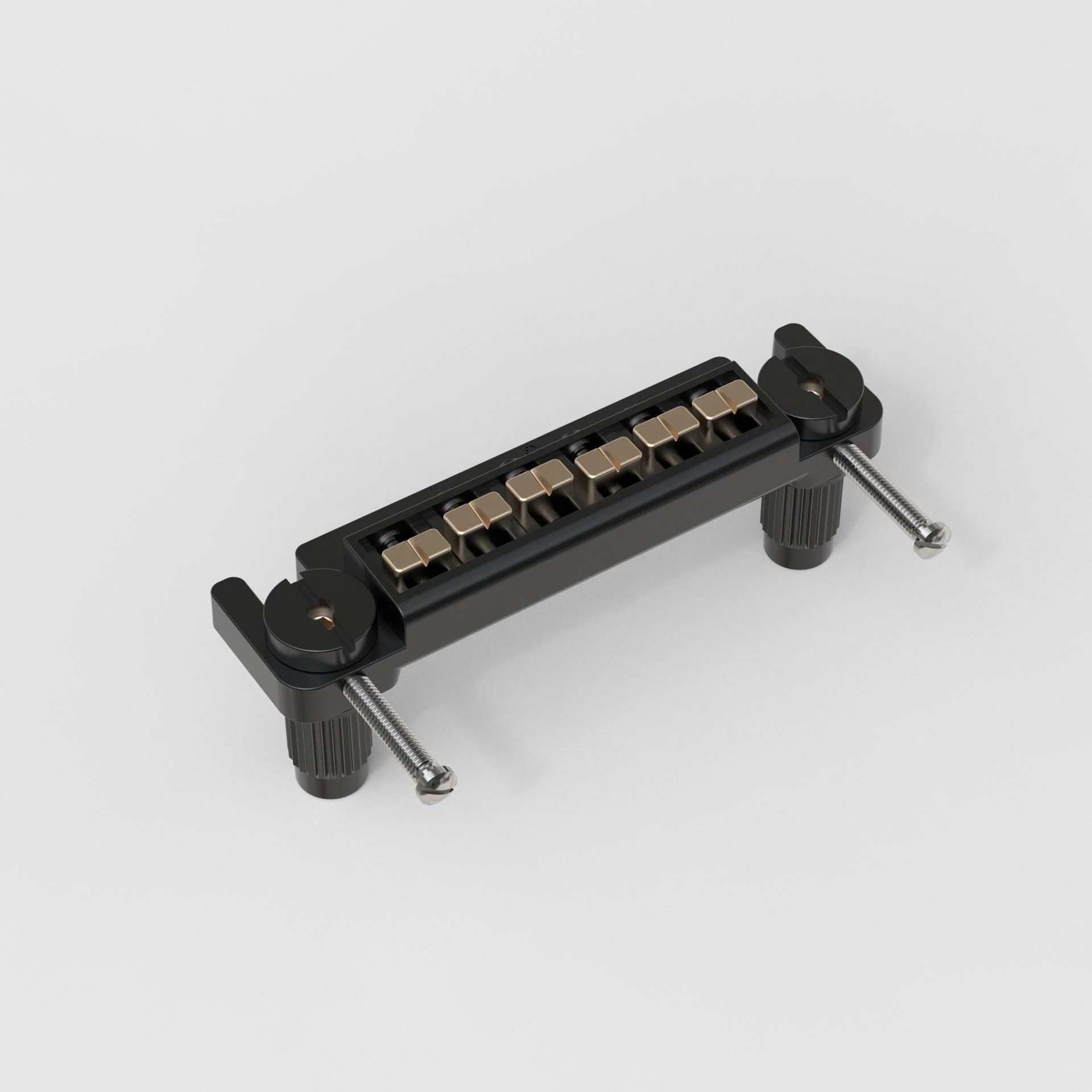 Guyker GM004 Wraparound Guitar Bridge with Locking Studs for 6-String Electric Guitar - Image 7