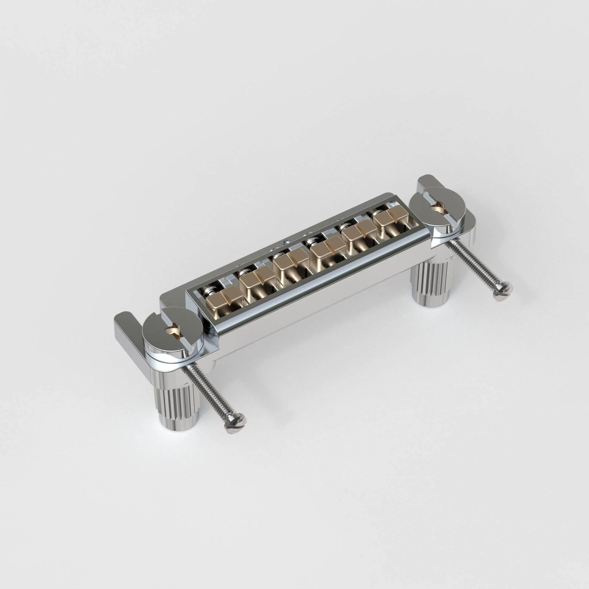Guyker GM004 Wraparound Guitar Bridge with Locking Studs for 6-String Electric Guitar - Image 9