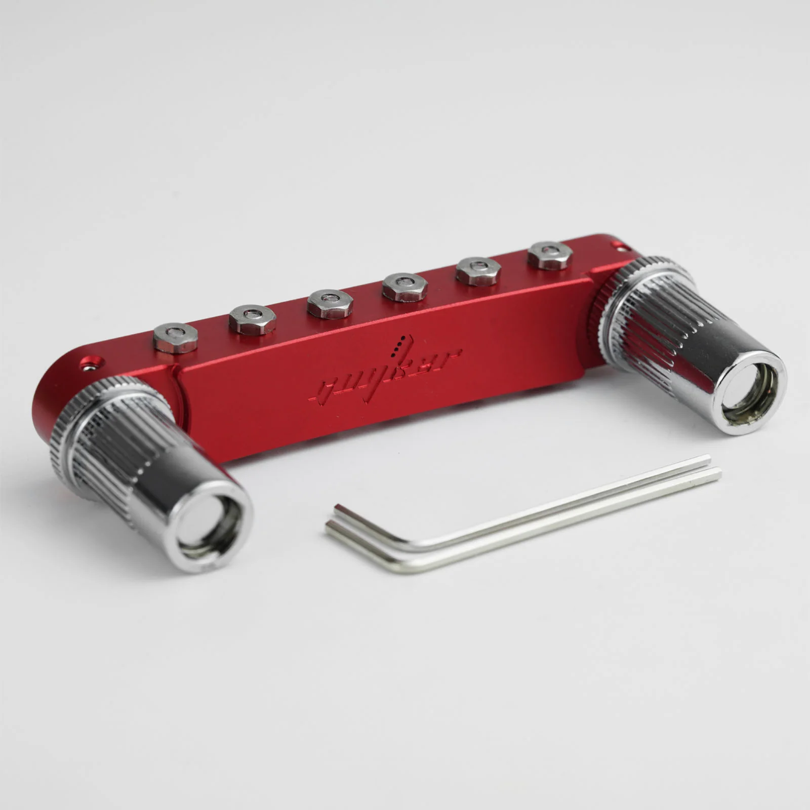 Guyker GMA-009A Adjustable Tune-O-Matic Style Guitar Bridge with Brass Saddles - Image 15
