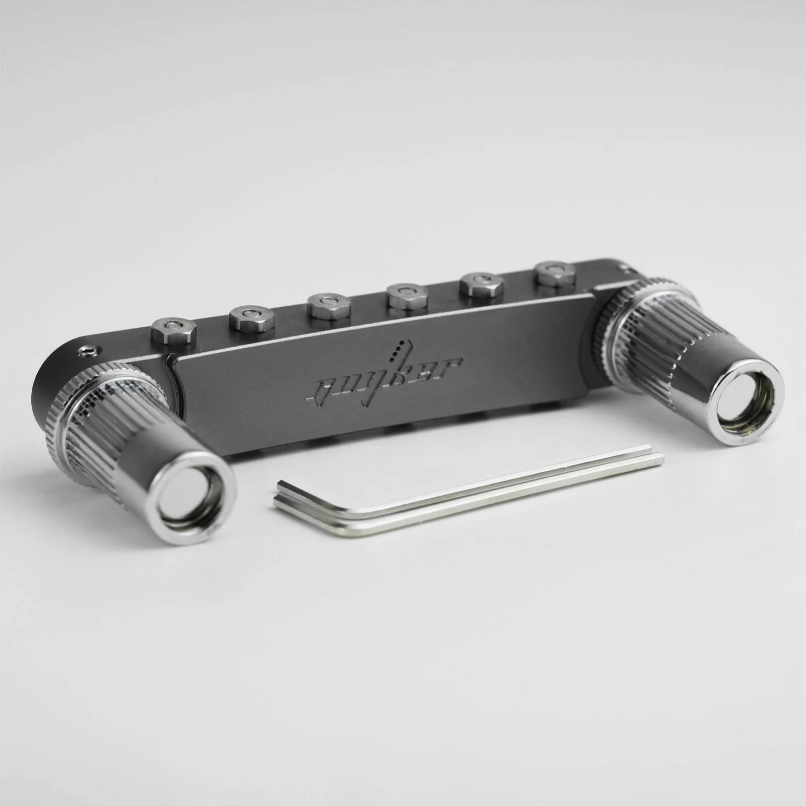 Guyker GMA-009A Adjustable Tune-O-Matic Style Guitar Bridge with Brass Saddles - Image 22