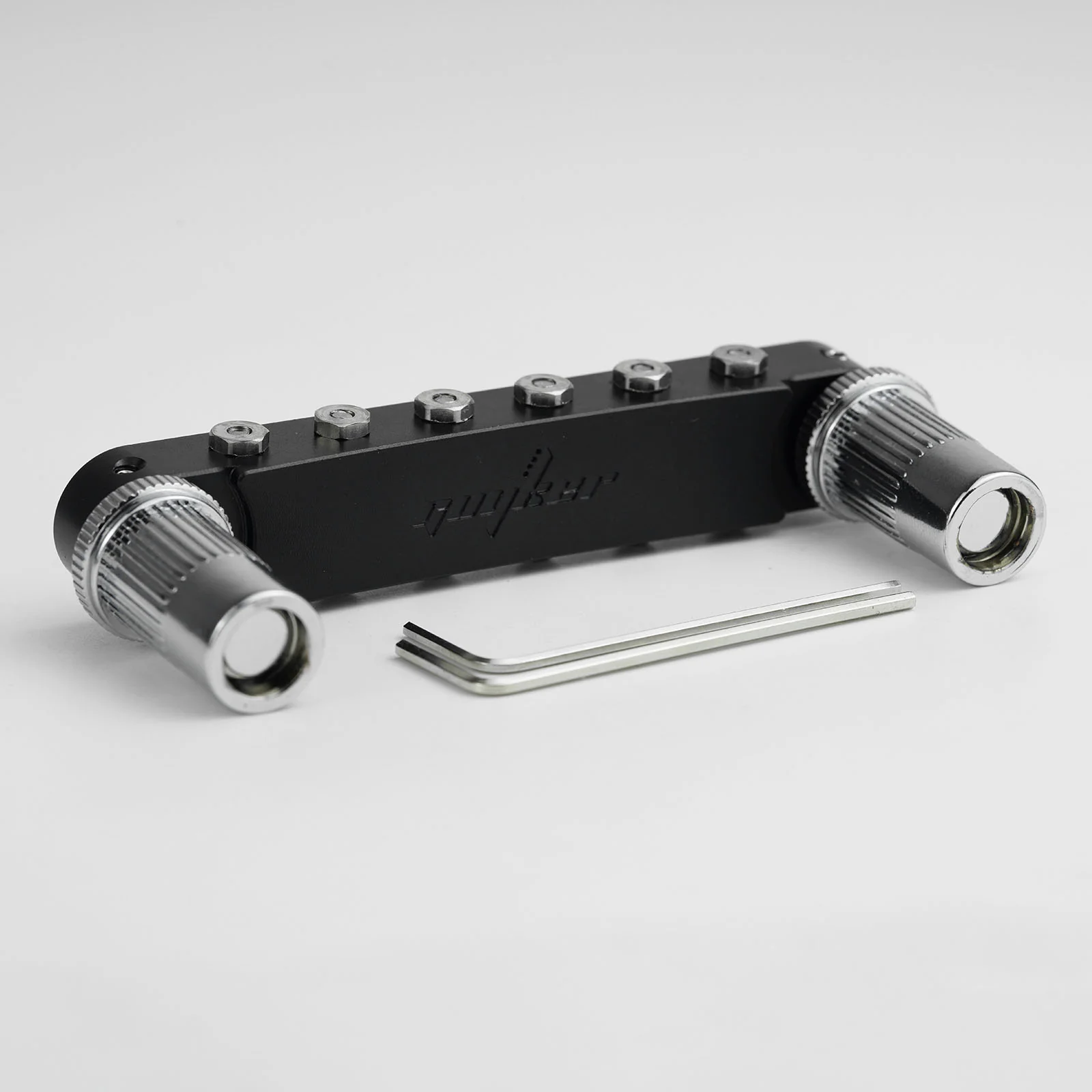 Guyker GMA-009A Adjustable Tune-O-Matic Style Guitar Bridge with Brass Saddles - Image 7