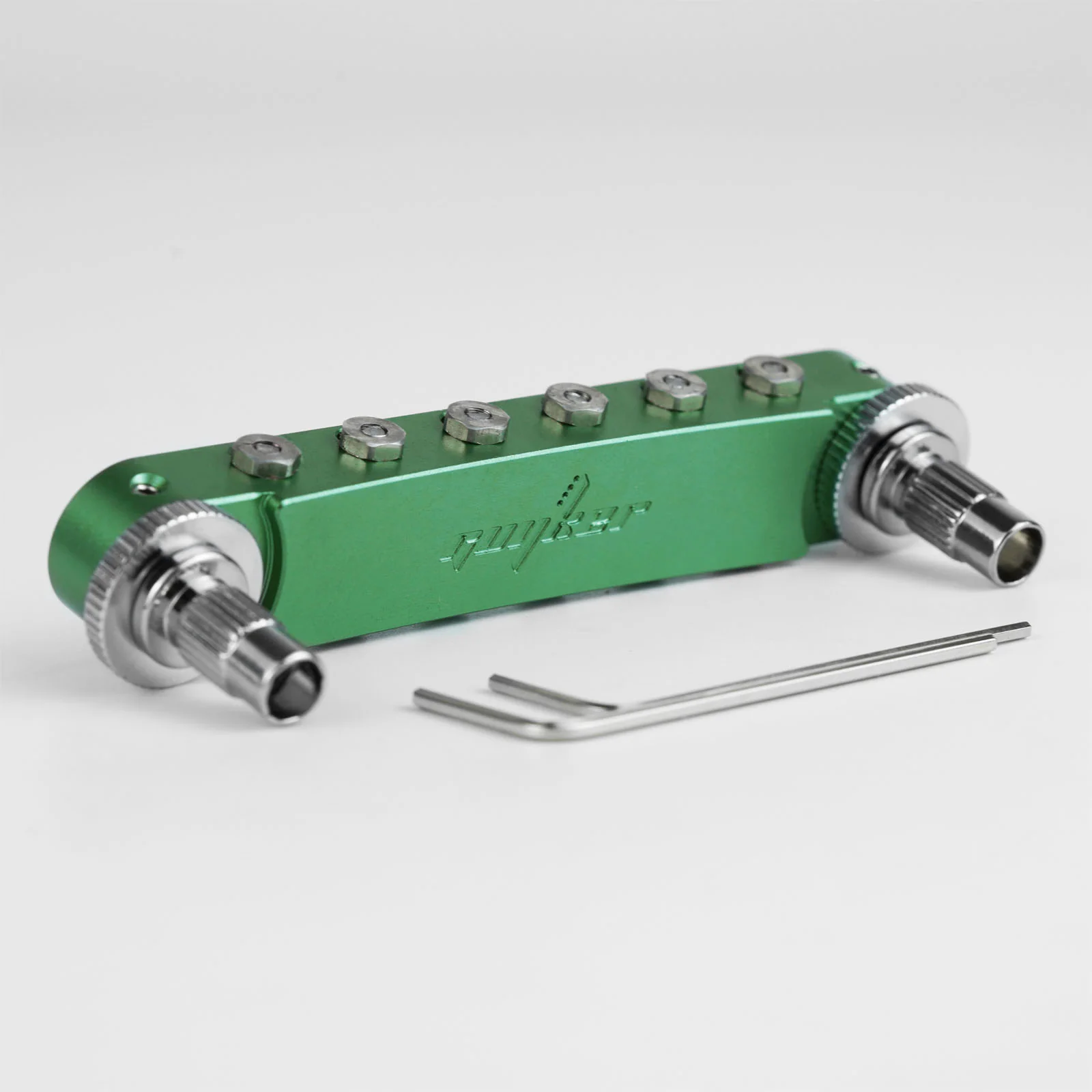 Guyker GMA-009B Adjustable Tune-O-Matic Style Guitar Bridge with Brass Saddles - Image 19