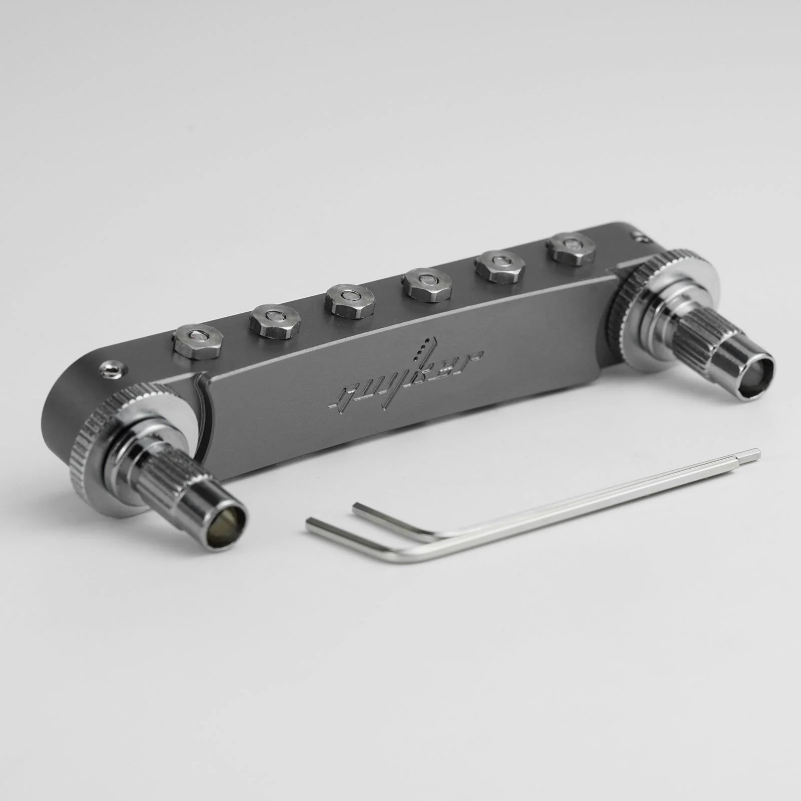 Guyker GMA-009B Adjustable Tune-O-Matic Style Guitar Bridge with Brass Saddles - Image 21