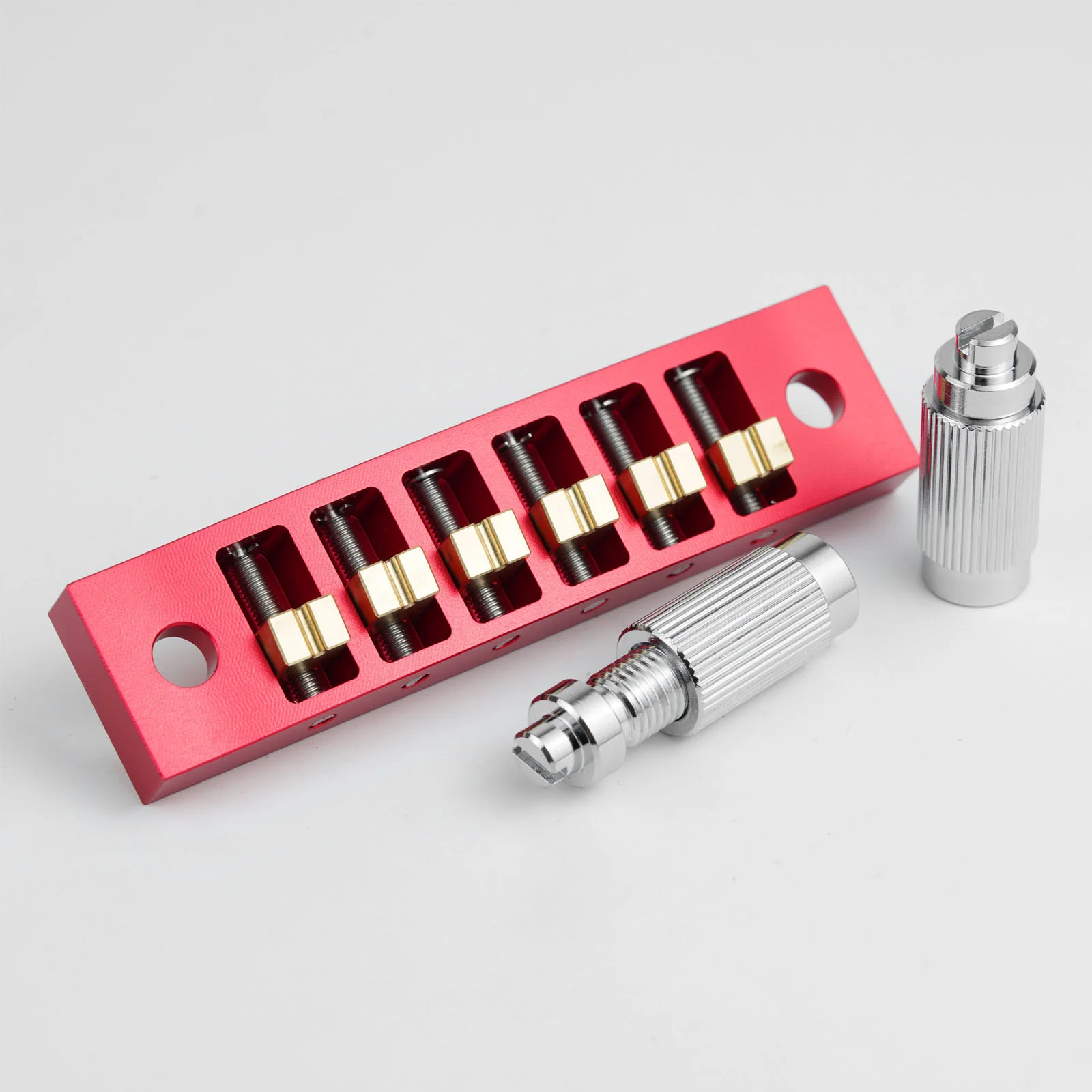 Guyker GMA013 Harmonica-Style Tune-O-Matic Bridge for LP/SG Guitars - Image 4