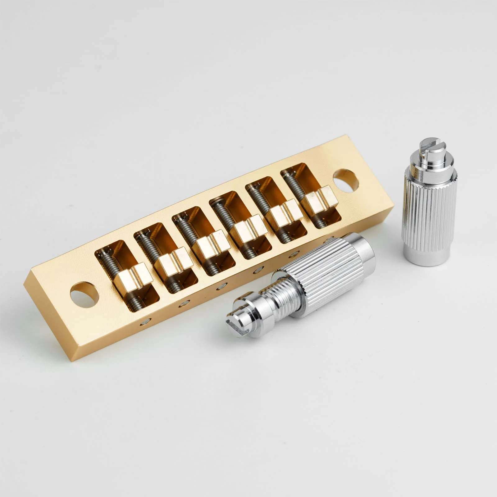 Guyker GMA013 Harmonica-Style Tune-O-Matic Bridge for LP/SG Guitars - Image 6