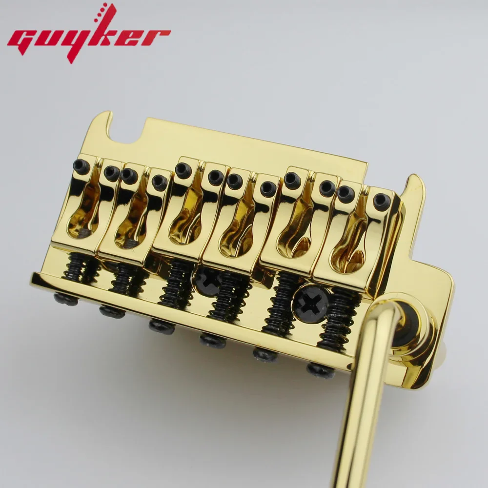 Guyker ST Fixed Tremolo Bridge 2-Point 10.8mm Spacing Brass Block GG510 - Image 11