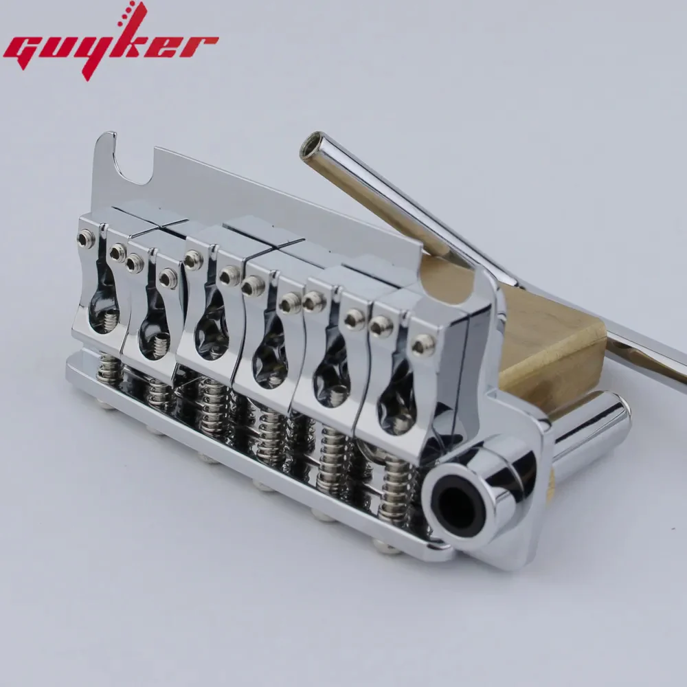 Guyker ST Fixed Tremolo Bridge 2-Point 10.8mm Spacing Brass Block GG510 - Image 3