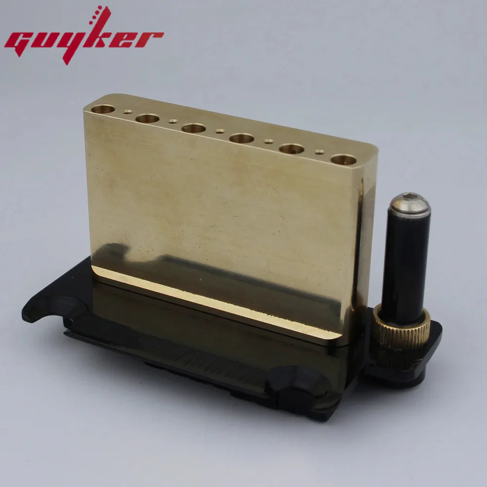 Guyker ST Fixed Tremolo Bridge 2-Point 10.8mm Spacing Brass Block GG510 - Image 9