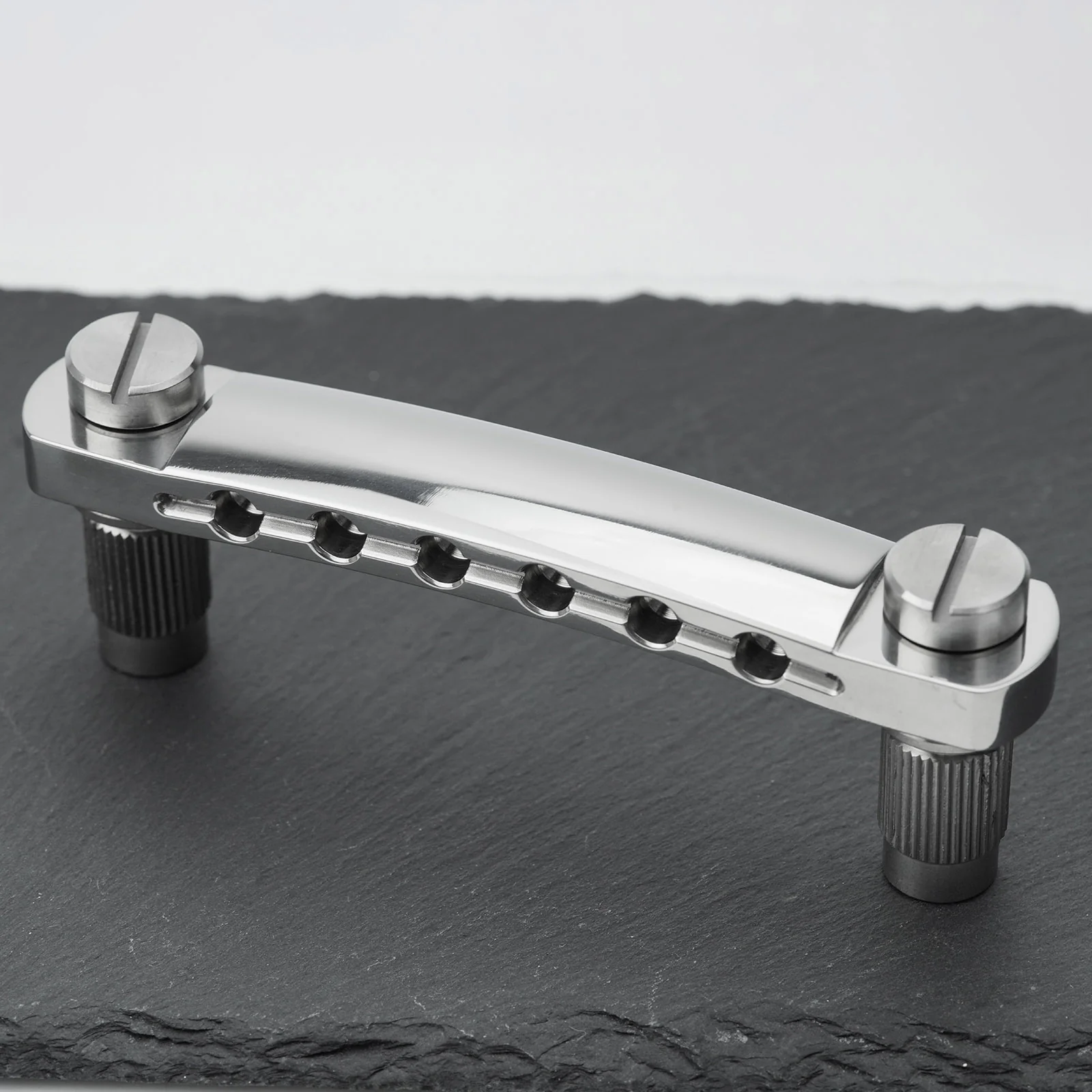 Guyker GS001+GM015-Ti Titanium Tune-O-Matic Bridge+Stop Bar Tailpiece with Anchors and Studs for LP SG Guitars - Image 6