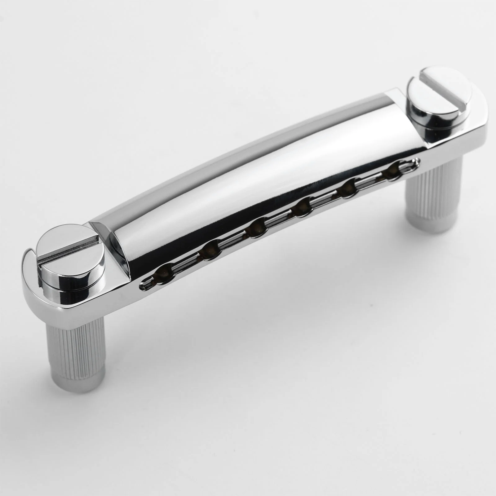 Guyker GSA001-T Guitar Stop Tailpiece with Brass Posts and Bushings - Image 3