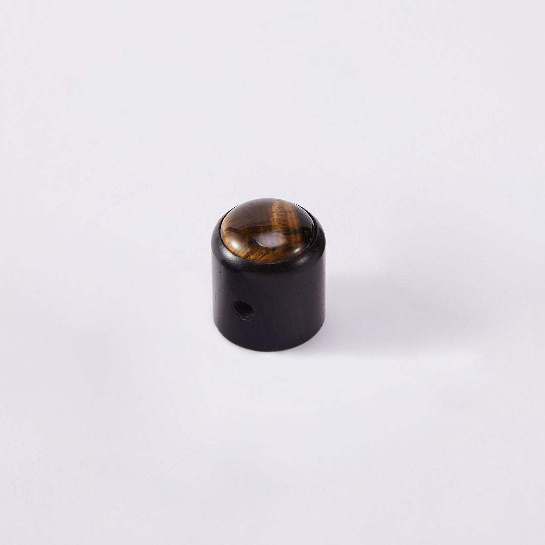 WK013 Guitar Bass Natural Amethyst Stone Surface Control Knobs with 6mm Dia. - Image 12