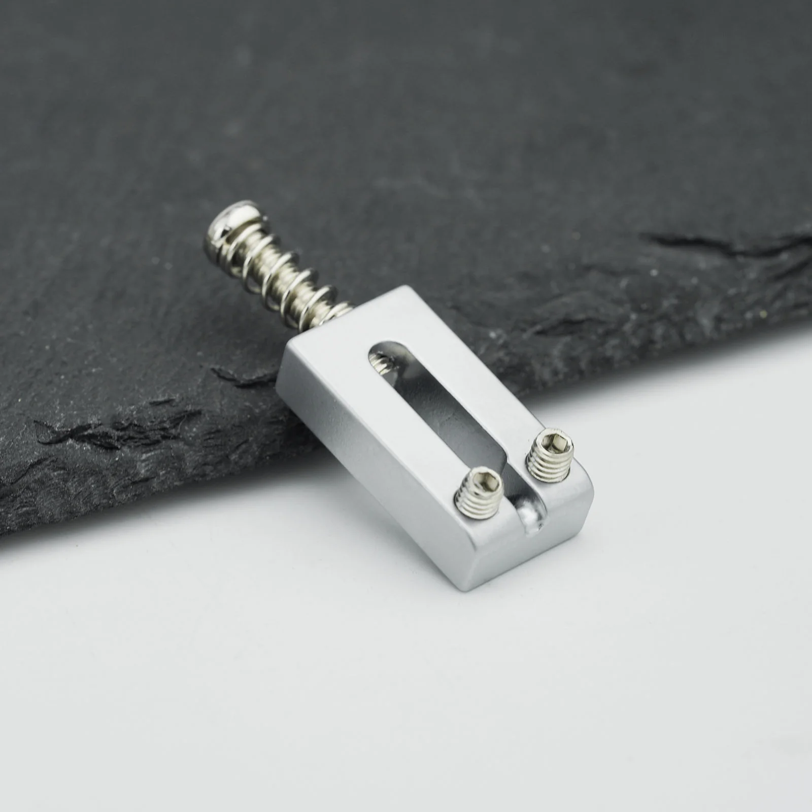 Guyker MA001 Guitar Bridge Saddles Stainless Steel Block Style Set of 6 - Image 15