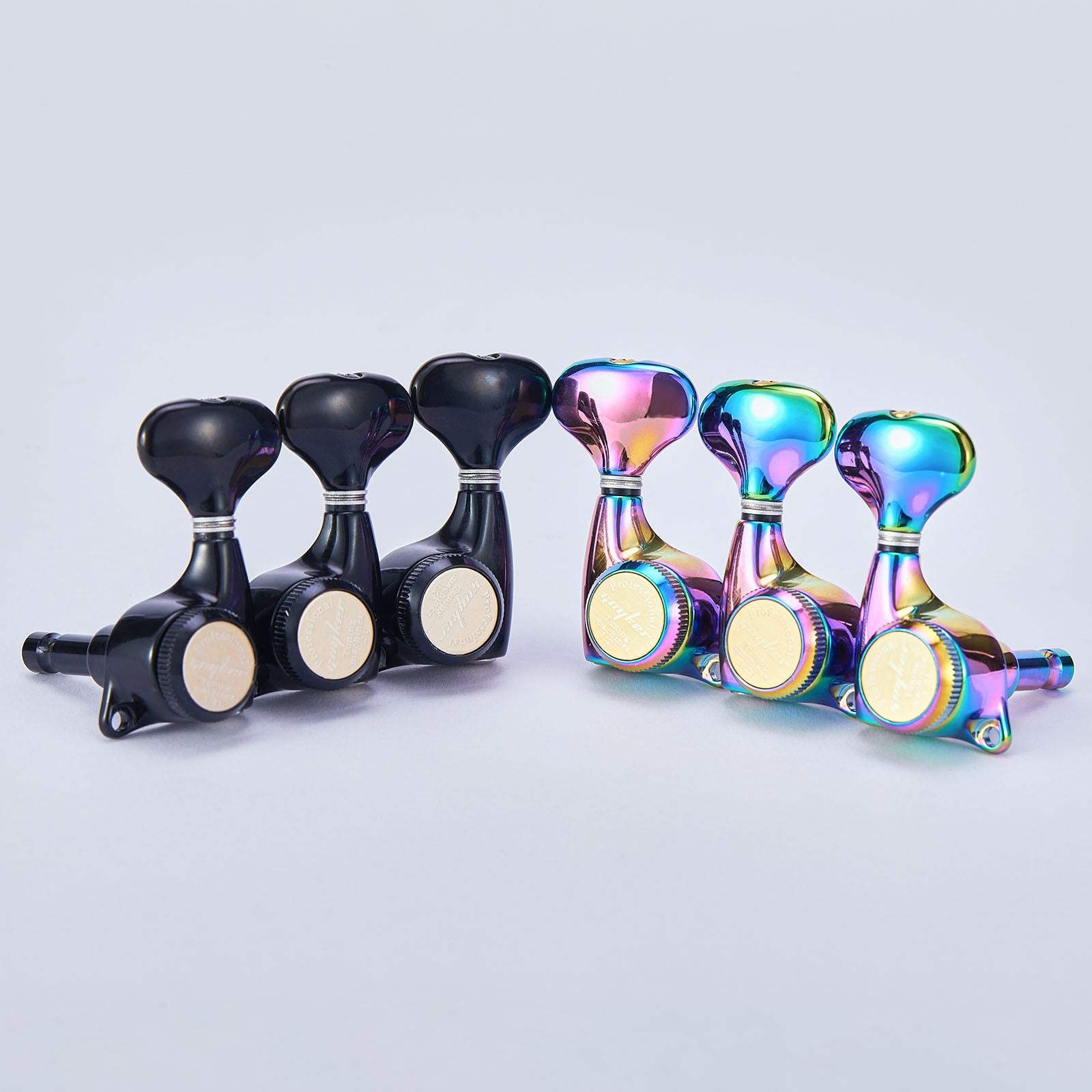 GK-510D8SP Guitar Locking Tuners (3L + 3R) - 1:21 Lock String Tuning Key Pegs - Image 3