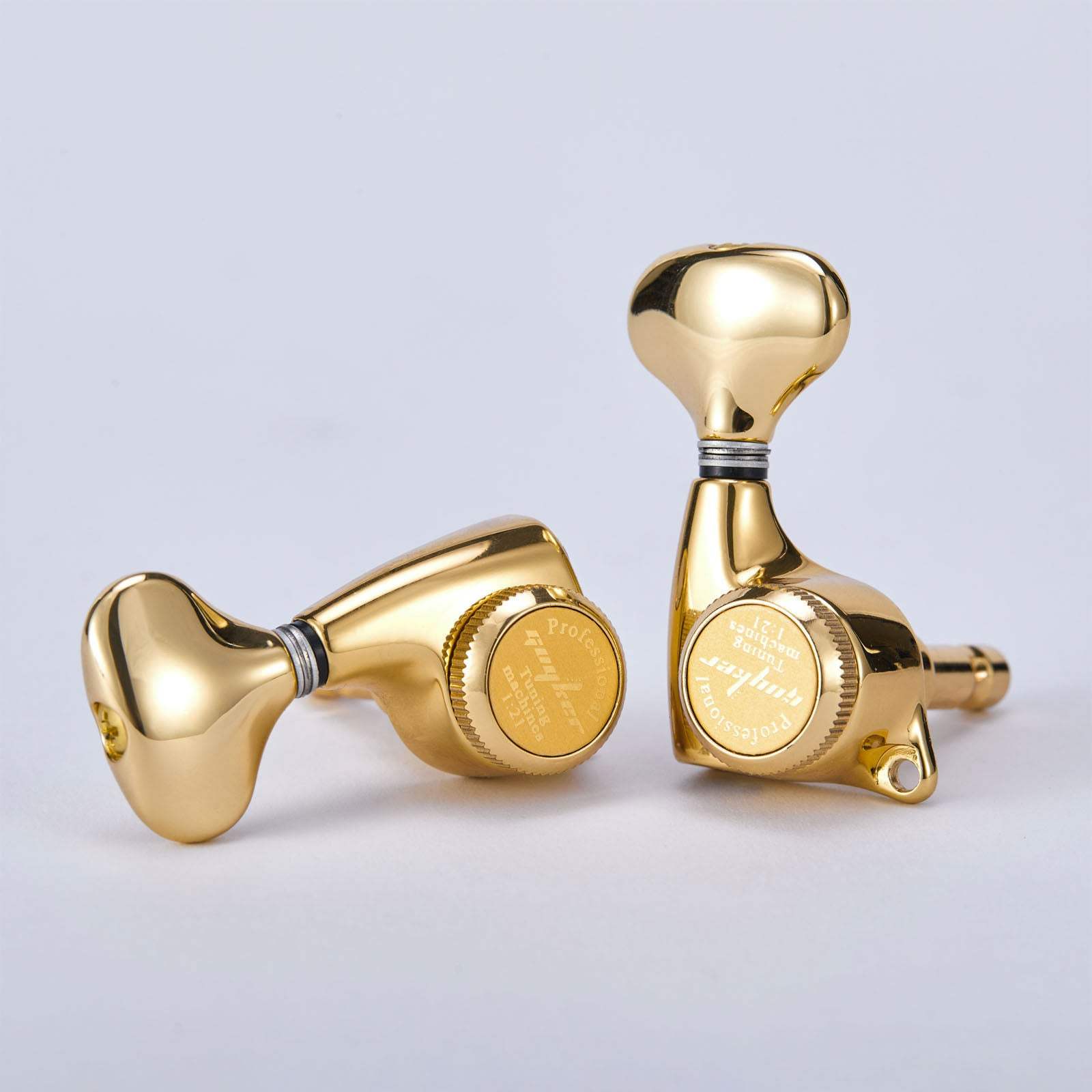GK-510D8SP Guitar Locking Tuners (3L + 3R) - 1:21 Lock String Tuning Key Pegs - Image 6