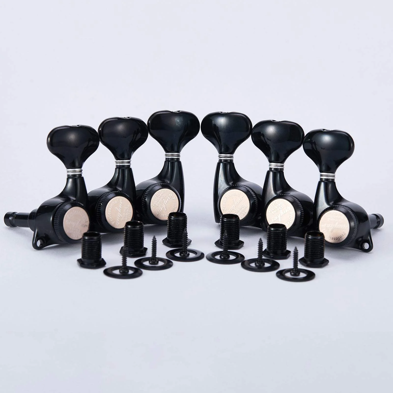 GK-510D8SP Guitar Locking Tuners (3L + 3R) - 1:21 Lock String Tuning Key Pegs - Image 9