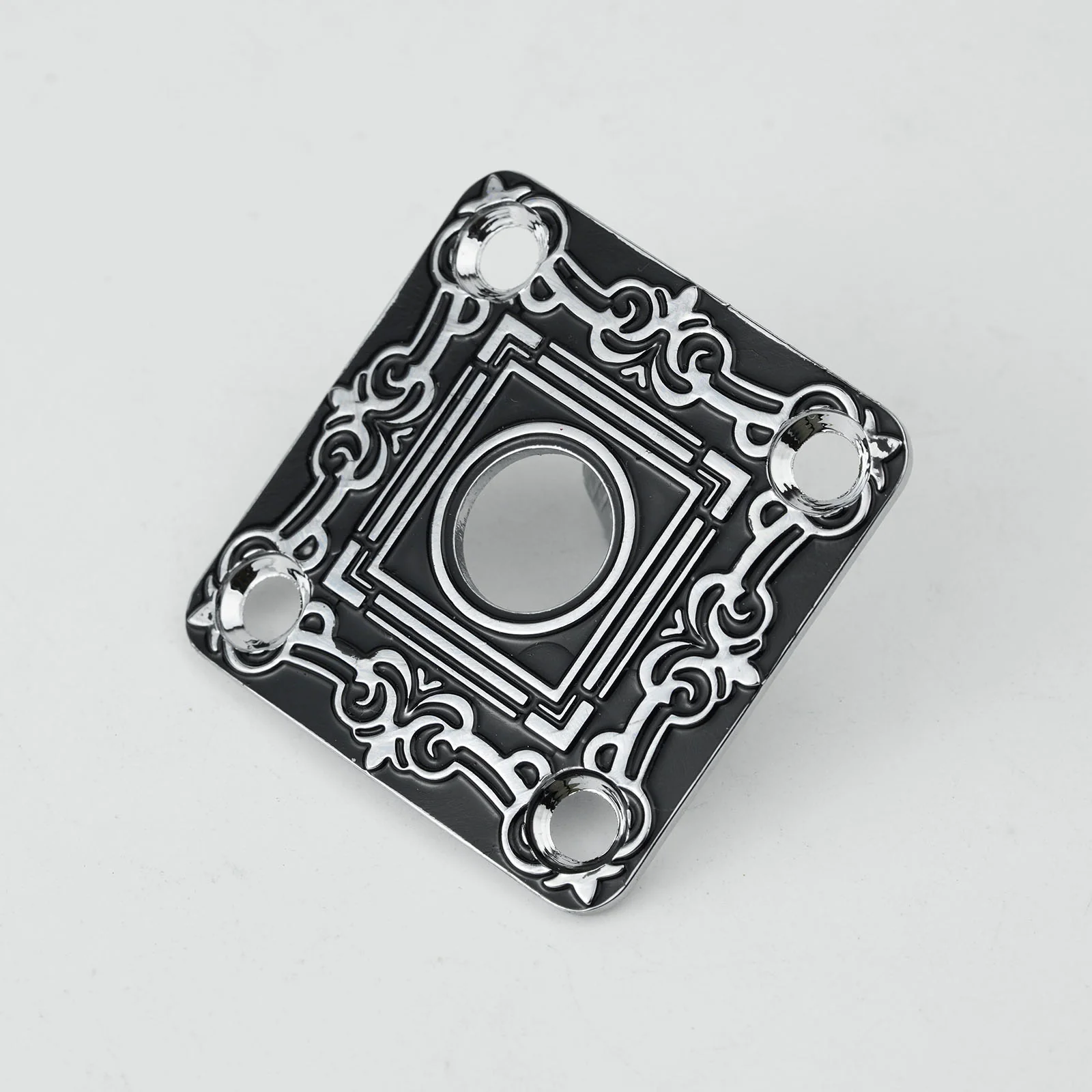 Guyker Square Curved Metal Jack Plate For Electric Guitar Bass GJ012 - Image 5