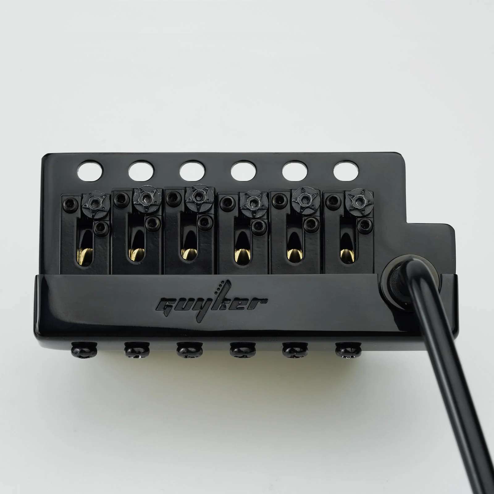 Guyker GG1009A-S Guitar Tremolo Bridge with Locking Saddles and Brass Block 10.8MM String Space - Image 10