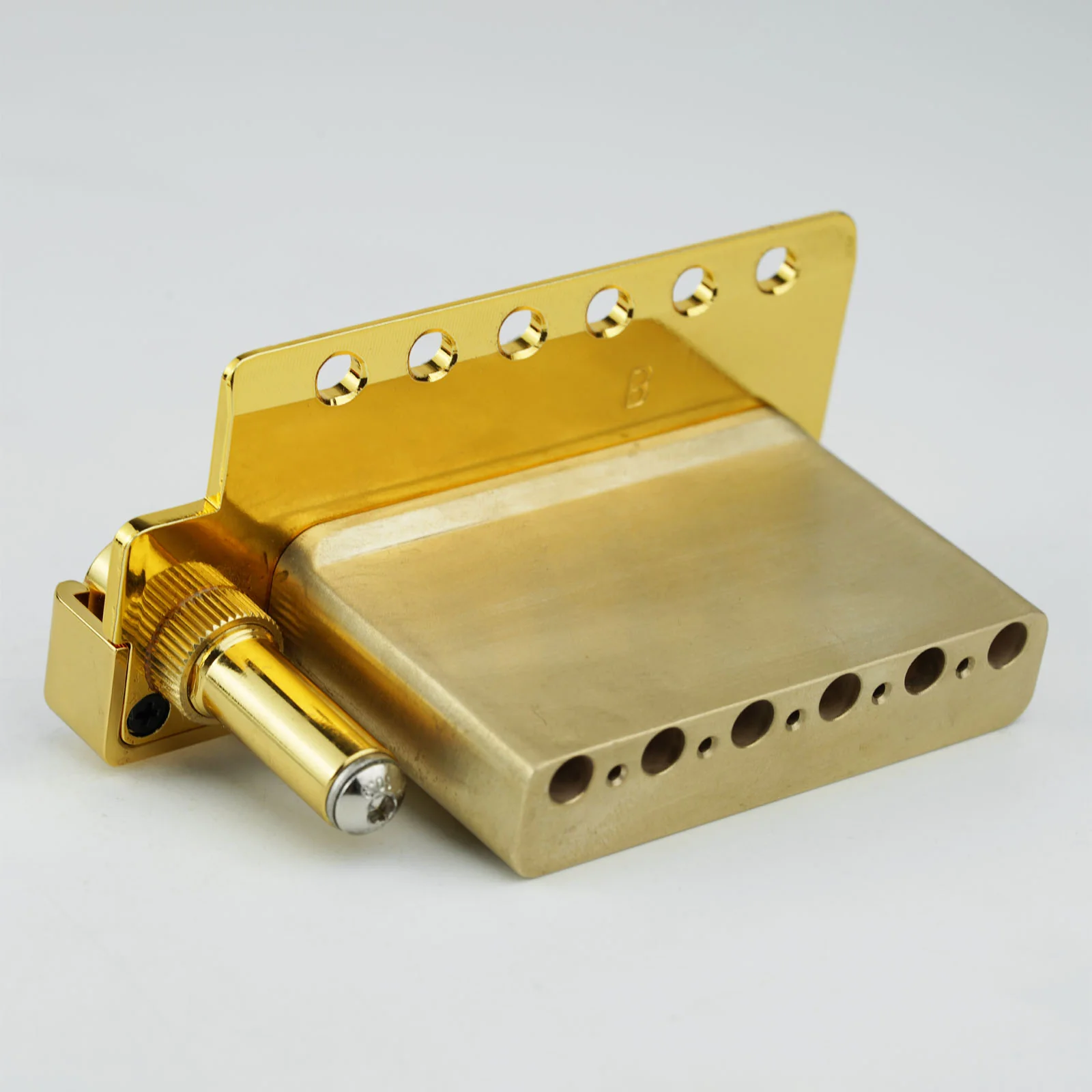 Guyker GG1009A-S Guitar Tremolo Bridge with Locking Saddles and Brass Block 10.8MM String Space - Image 16