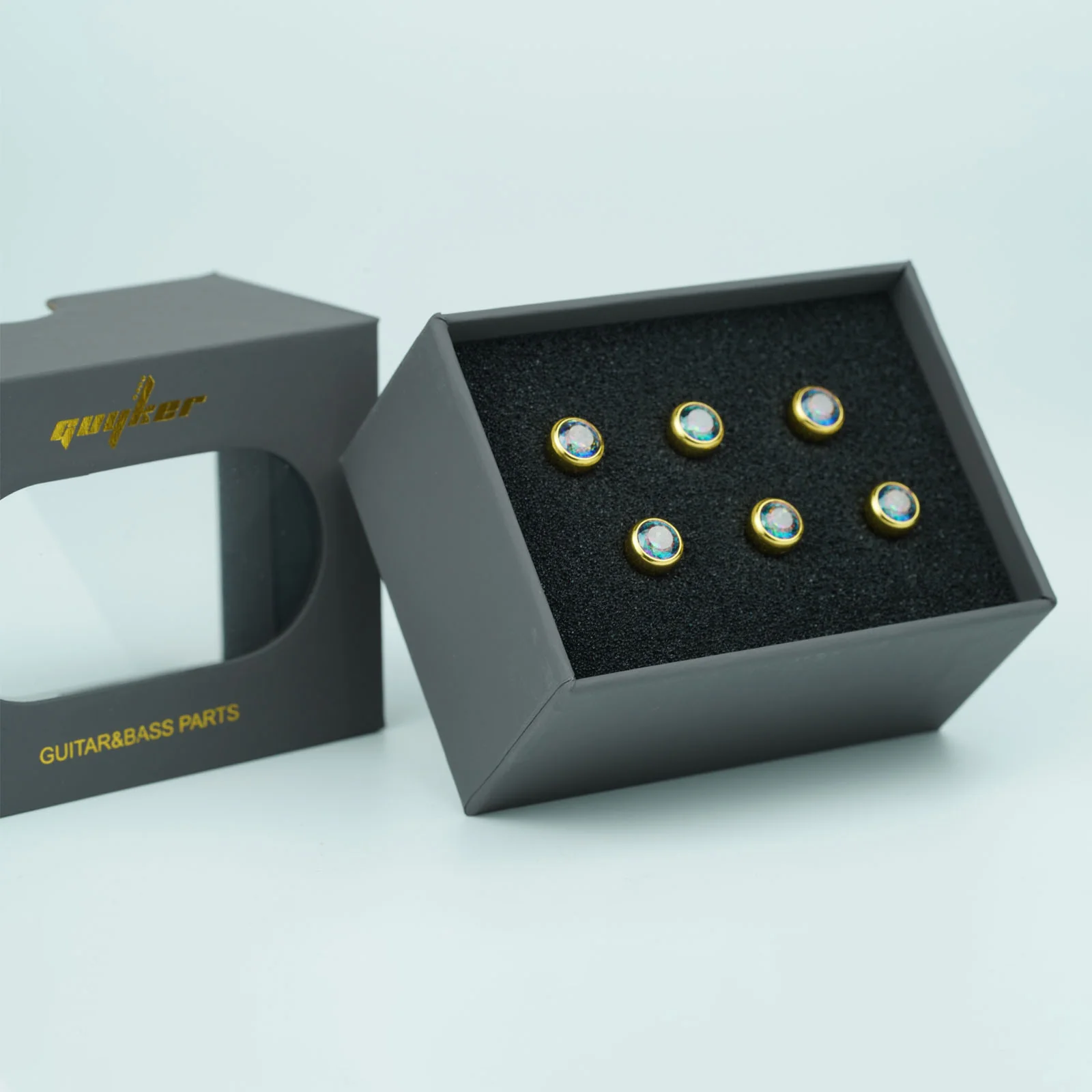 Guyker GX-008 Acoustic Guitar Bridge Pins with Colored Diamond - Image 6