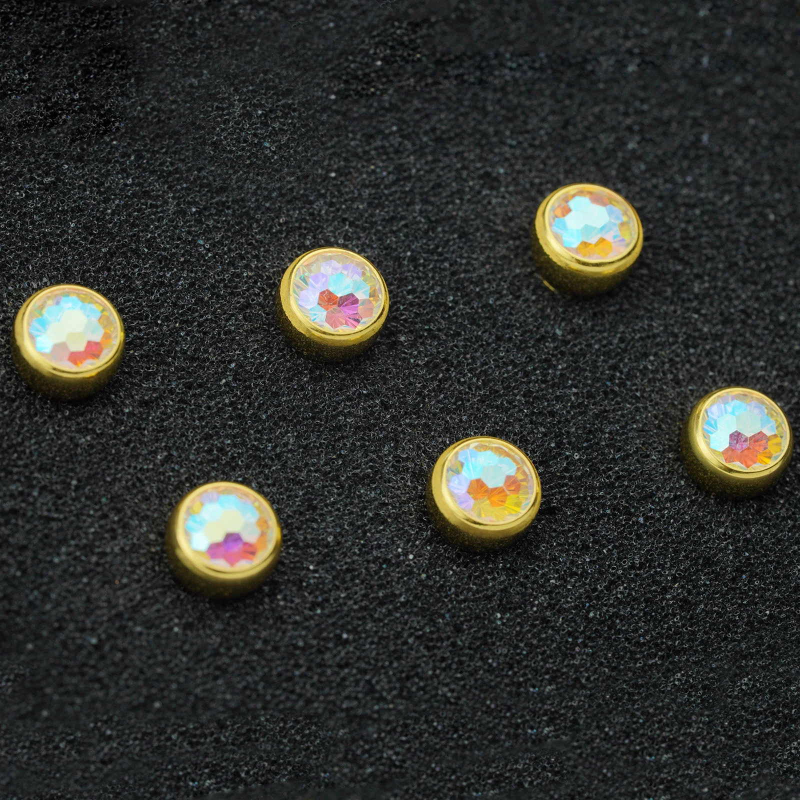 Guyker GX-005 Acoustic Guitar Bridge Pins with Pink Diamond Pattern Design - Image 6