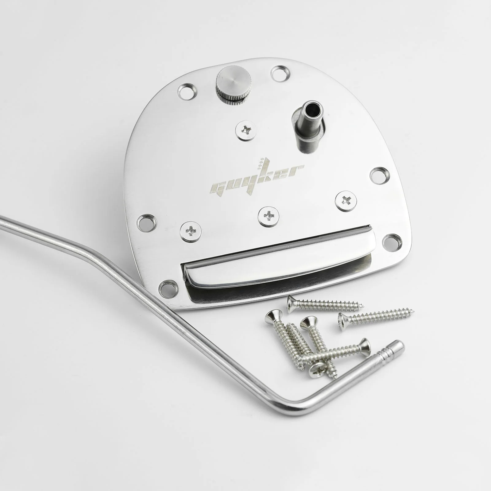 Guyker JM001 Jazzmaster Electric Guitar Tremolo with Vibrato Arm and Plate Tremolo System Stainless Steel 304 - Image 3