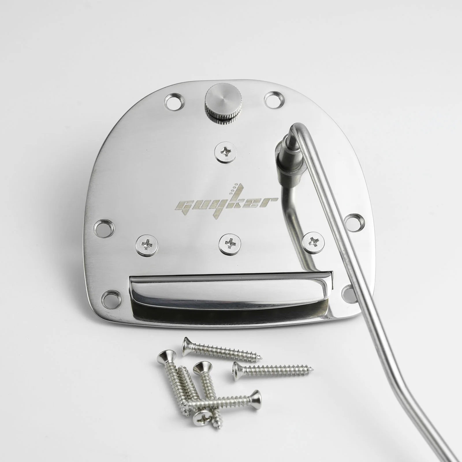 Guyker JM001 Jazzmaster Electric Guitar Tremolo with Vibrato Arm and Plate Tremolo System Stainless Steel 304 - Image 4