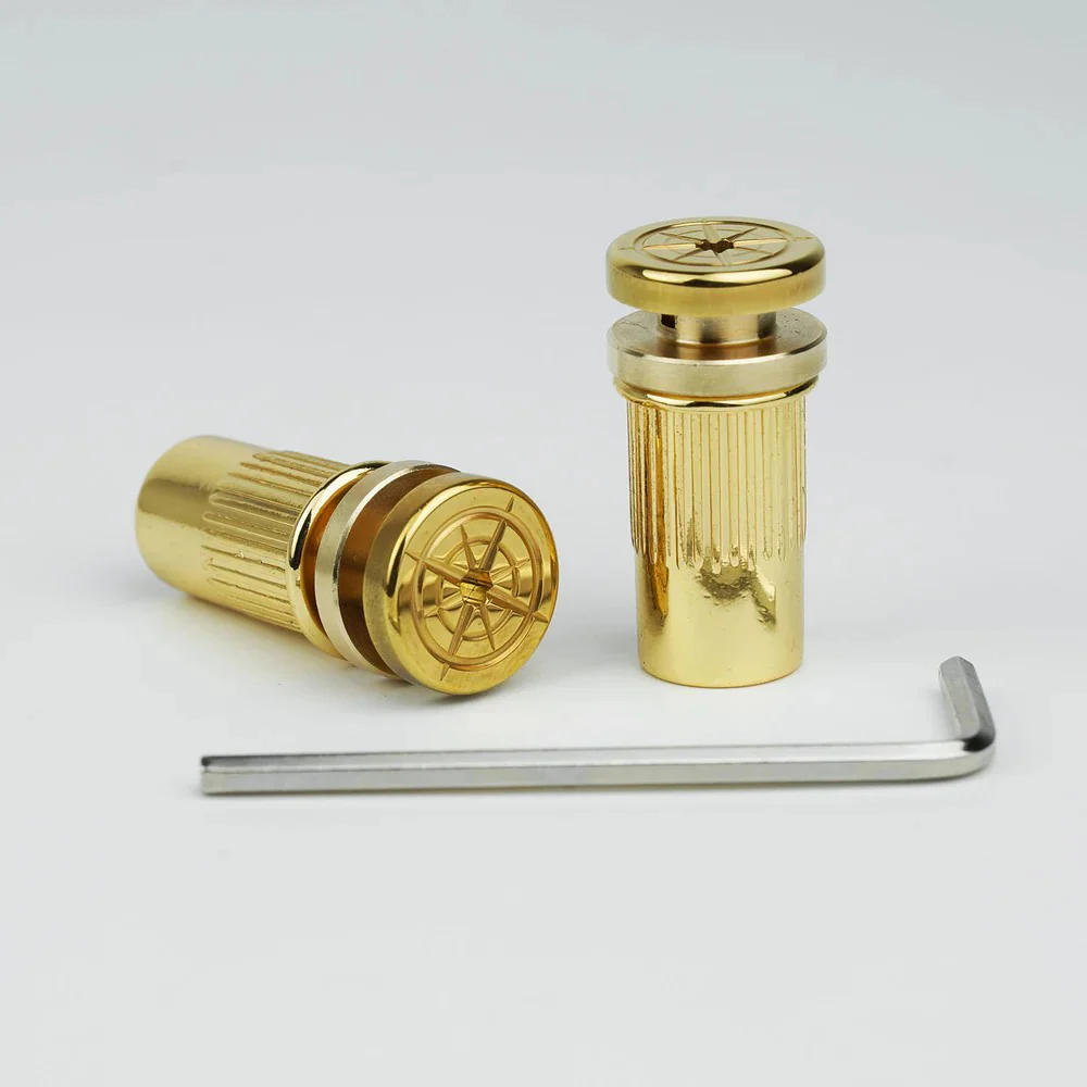 Guyker LZ003 Adjustable Stop Tailpiece Studs & Bushings Set for LP-Style Guitar, M8 - Image 11