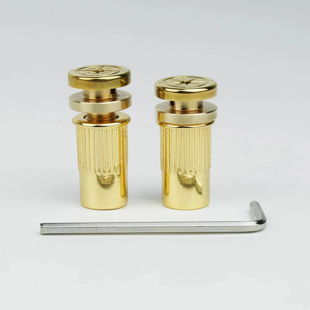 Guyker LZ003 Adjustable Stop Tailpiece Studs & Bushings Set for LP-Style Guitar, M8 - Image 12