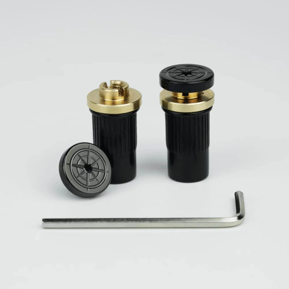 Guyker LZ003 Adjustable Stop Tailpiece Studs & Bushings Set for LP-Style Guitar, M8 - Image 17