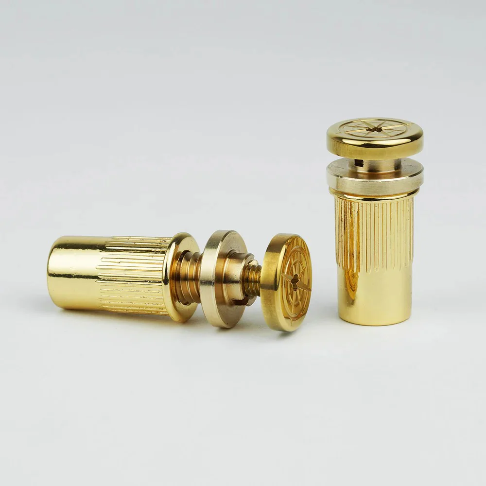 Guyker LZ003 Adjustable Stop Tailpiece Studs & Bushings Set for LP-Style Guitar, M8 - Image 9