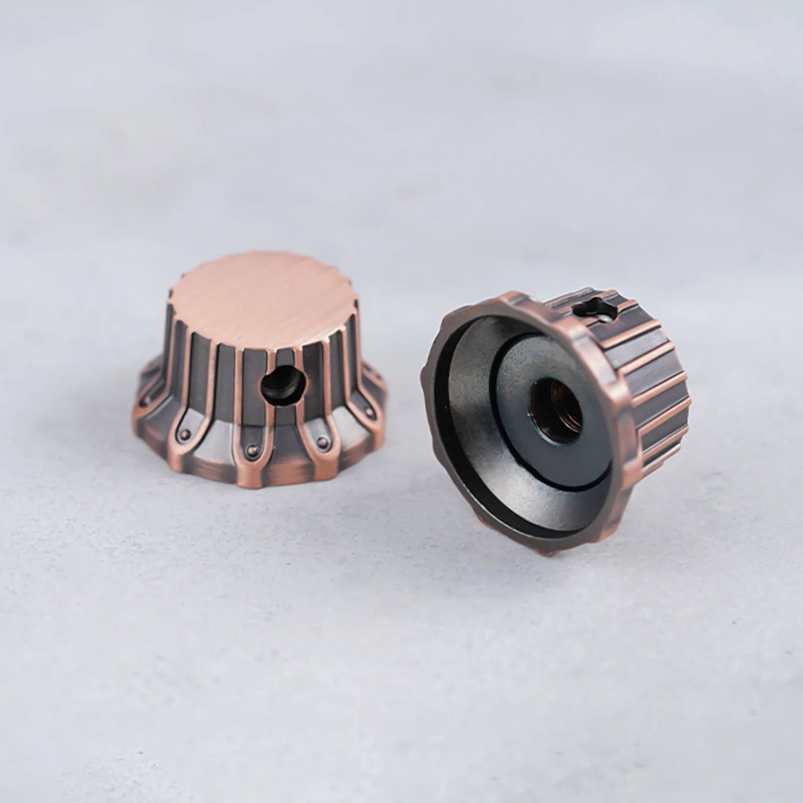 Guyker NKB-002 Potentiometer Knob Set Gold Bronze Black Diameter 6MM - Image 4