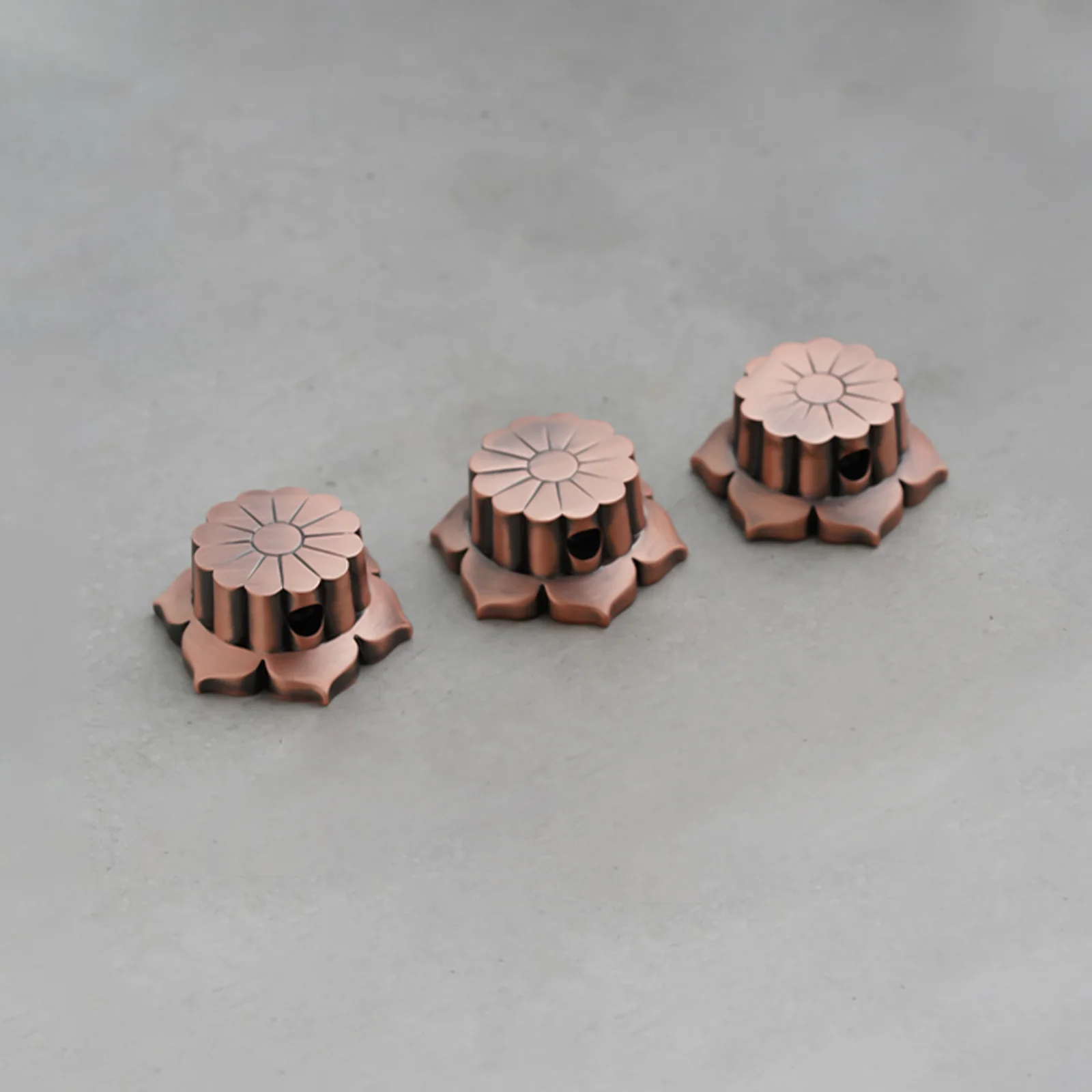 Guyker NKB-006 Potentiometer Knob Flower Style Set Gold Bronze Diameter 6MM - Image 11