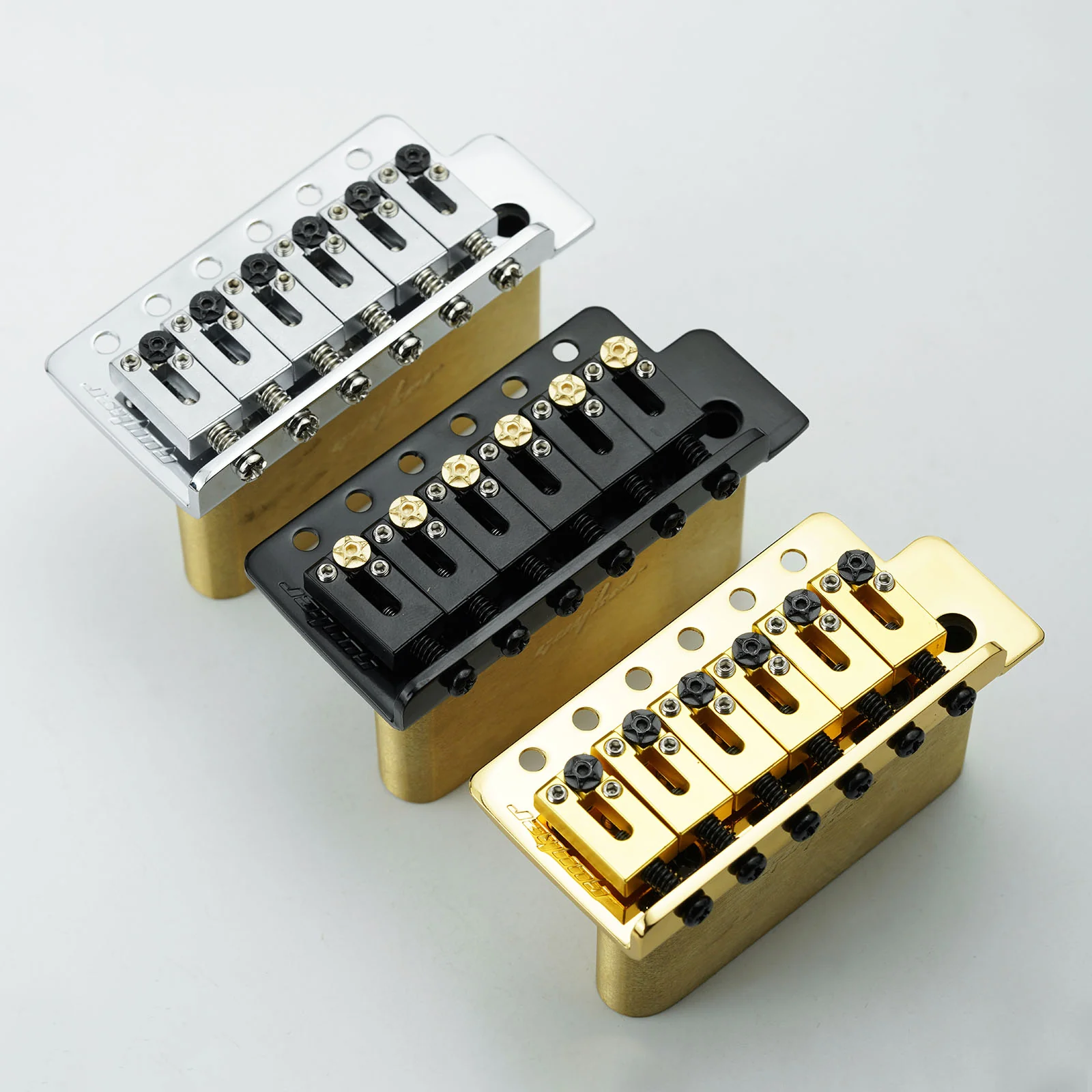 Guyker GG1001-S 6-Point Tremolo Bridge with Locking Stainless Steel Saddles - Image 4