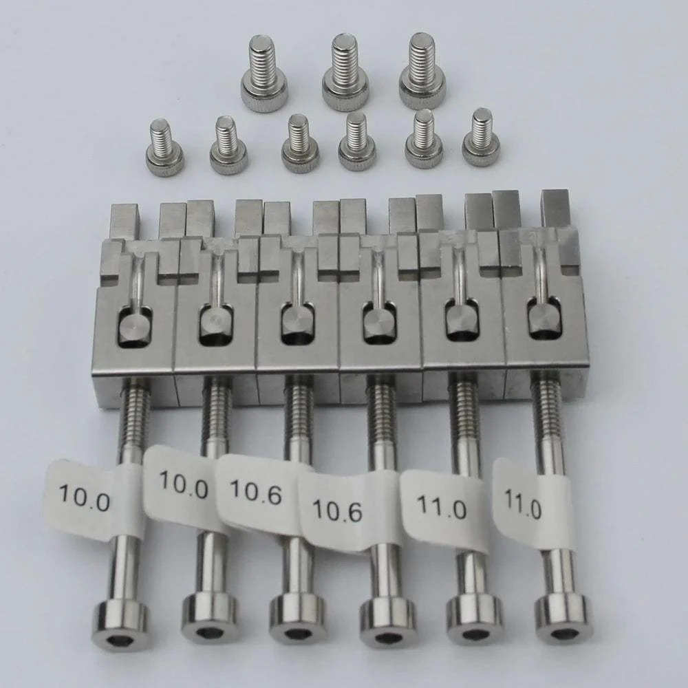 FR-SUS 6ps Steel Bridge Saddles - Compatible with Floyd Rose FR Tremolo System - Image 14
