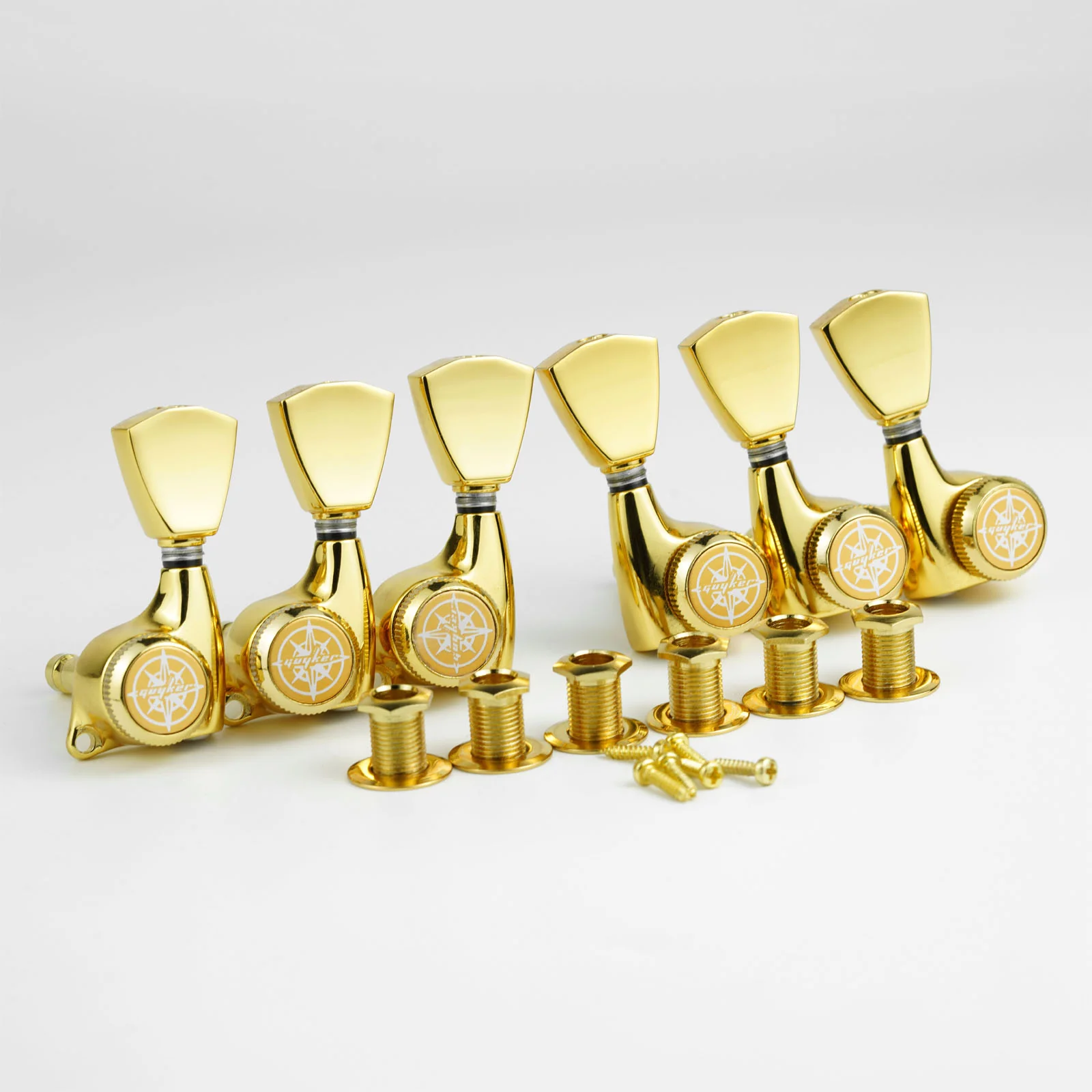 Guyker GK-510D4SP Locking Tuners with 1:21 Gear Ratio for LP and SG Electric Guitars - Image 14